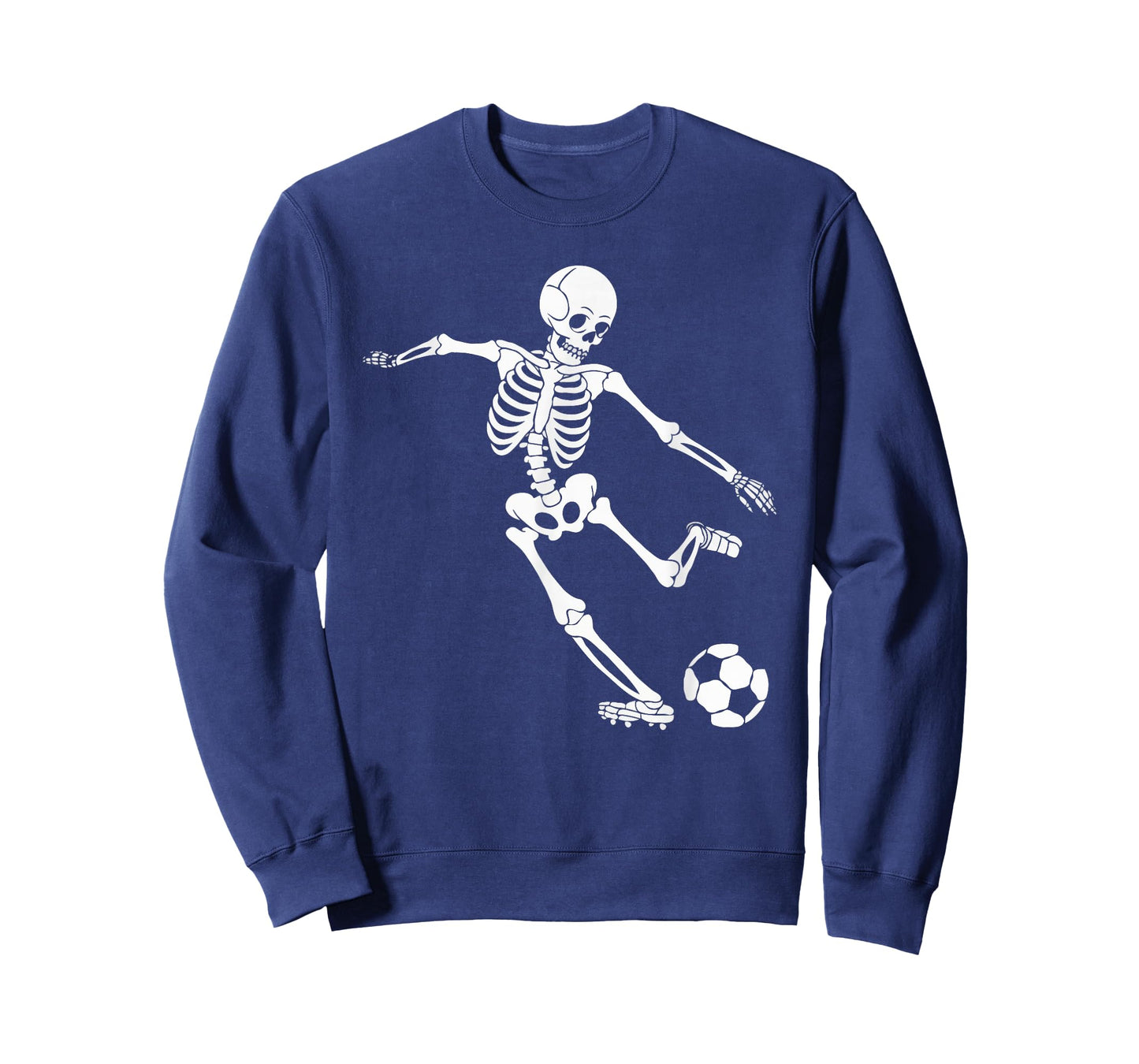 Soccer Skeleton Halloween Men Boys Soccer Player Halloween T-Shirt