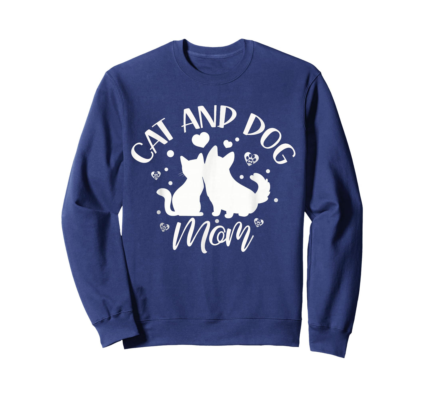 Cat and Dog Mum Girls Cats Lovers Dogs Mother T-Shirt