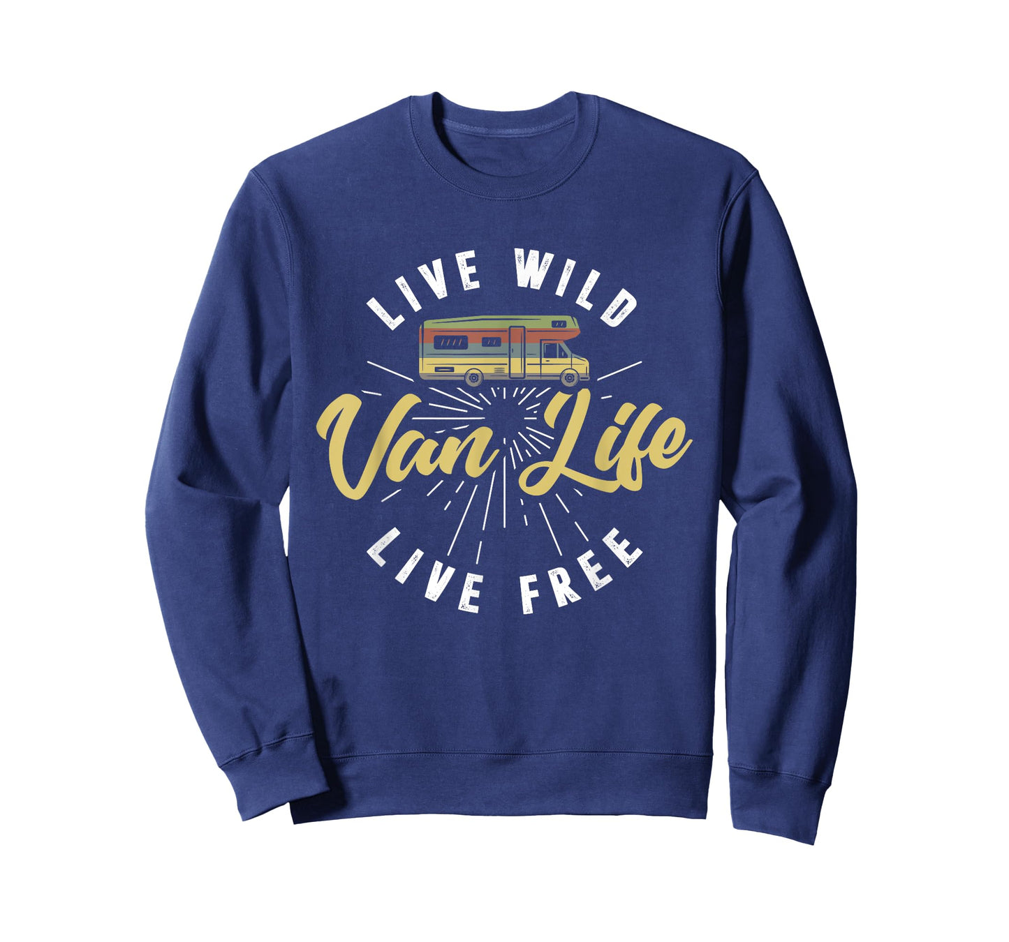 Van Life Retro Vintage Van Dwellers T-Shirt