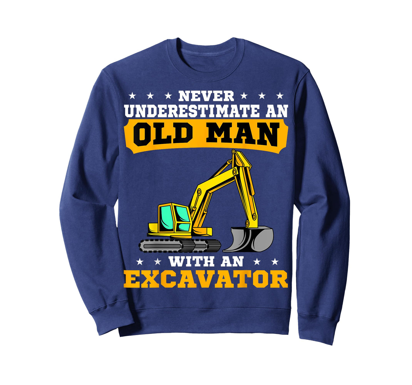 Heavy Equipment Operator Excavator Grandpa Grandfather T-Shirt