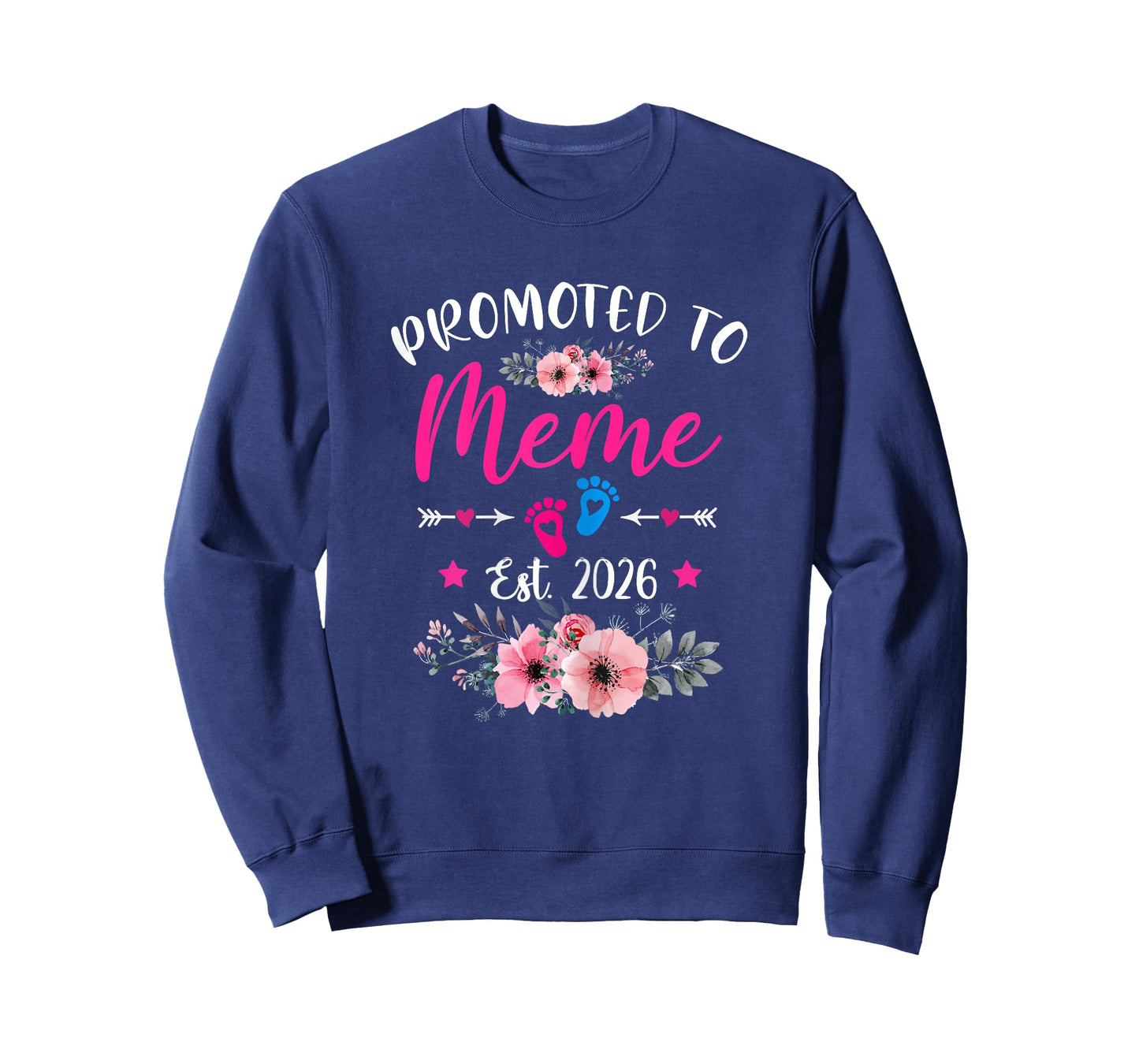 Promoted To Meme Est 2026 Soon To Be Mother's Day Floral T-Shirt