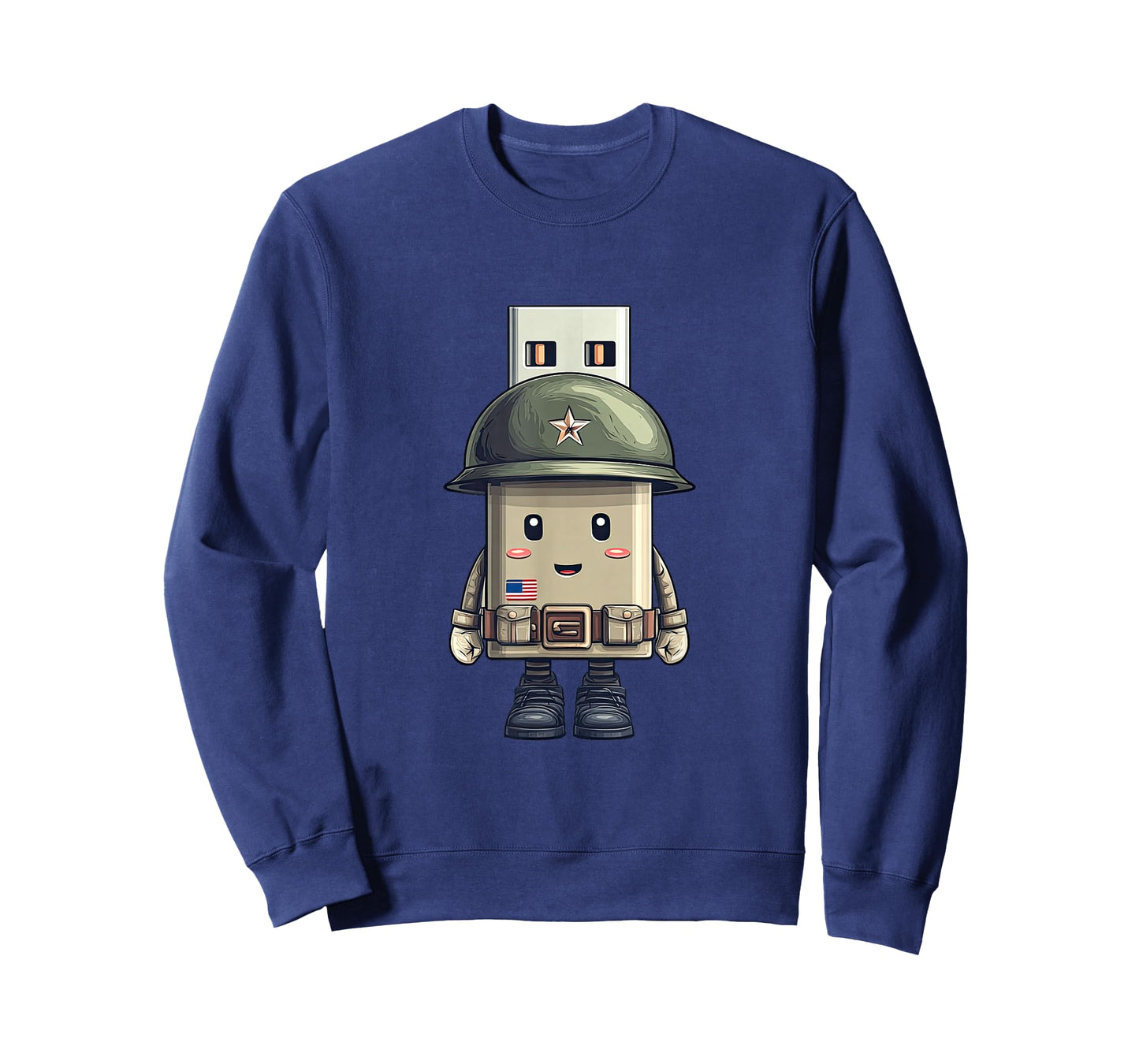 Nice USB in Military Look T-Shirt