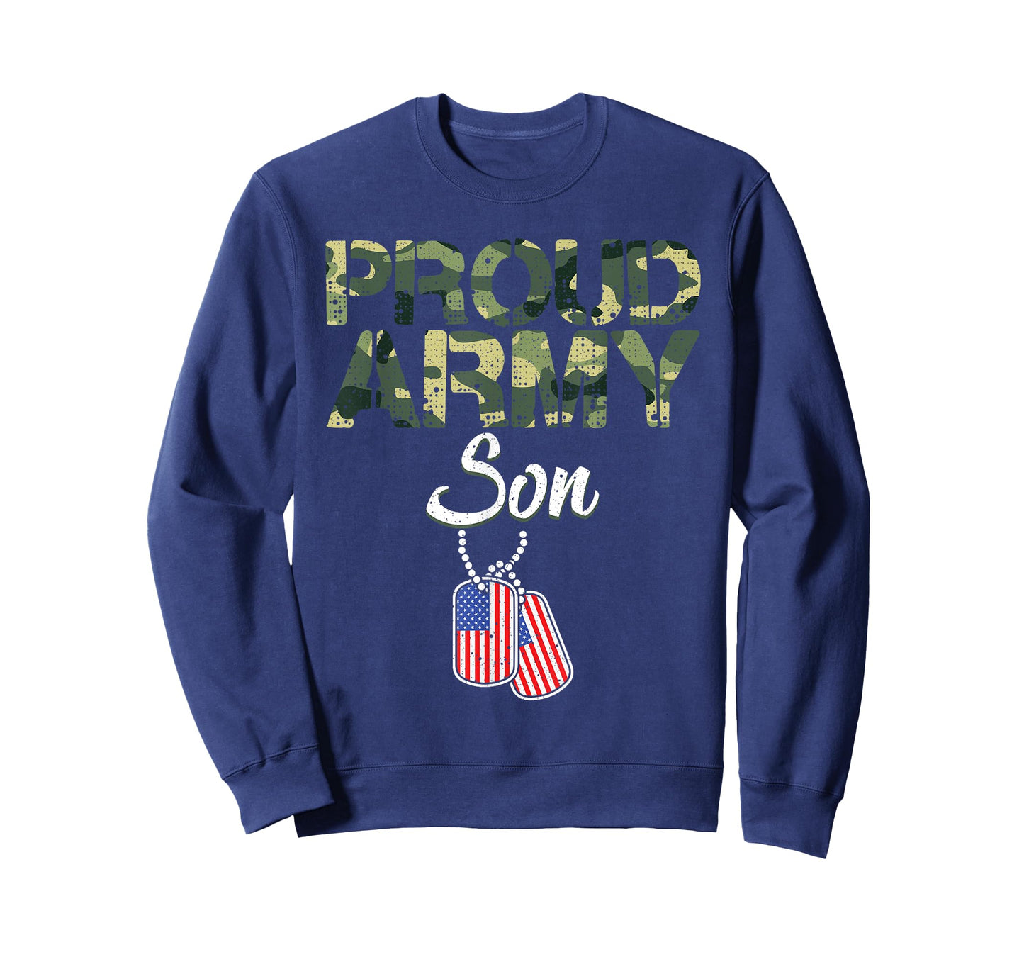 Funny Proud Army Son Military Camo Design For Kids Toddlers T-Shirt