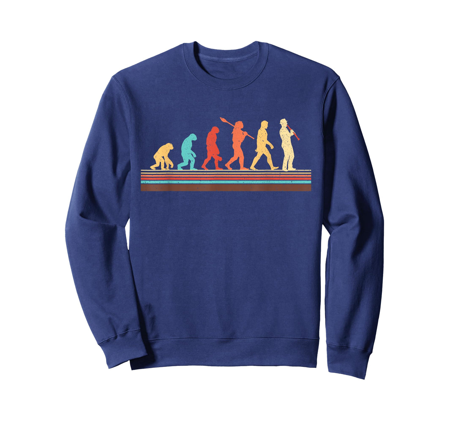 Evolution Of Clarinet Player - Marching Band Player T-Shirt