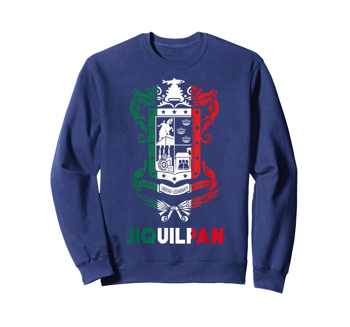Jiquilpan Michoacan Mexico Escudo Y Lema Arte Emblem Merch T-Shirt
