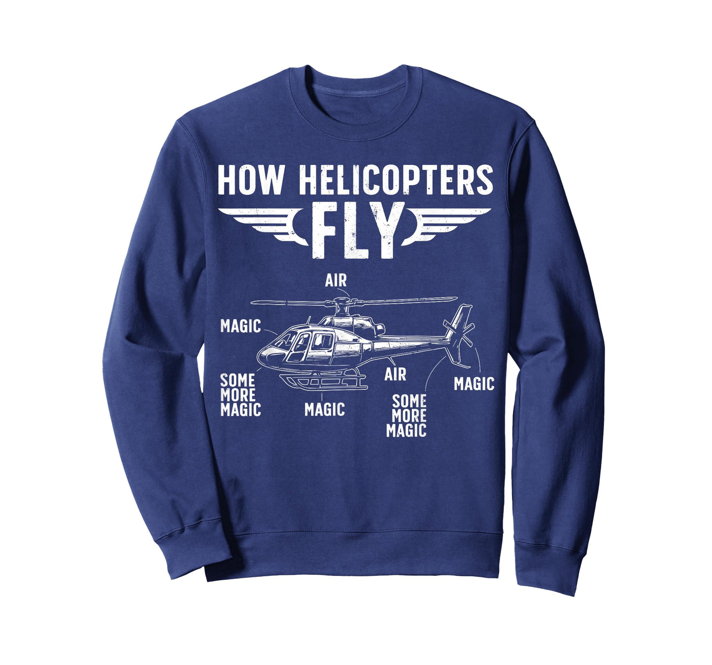 Cool Helicopter Design for Men Women Kids Helicopter Pilot T-Shirt