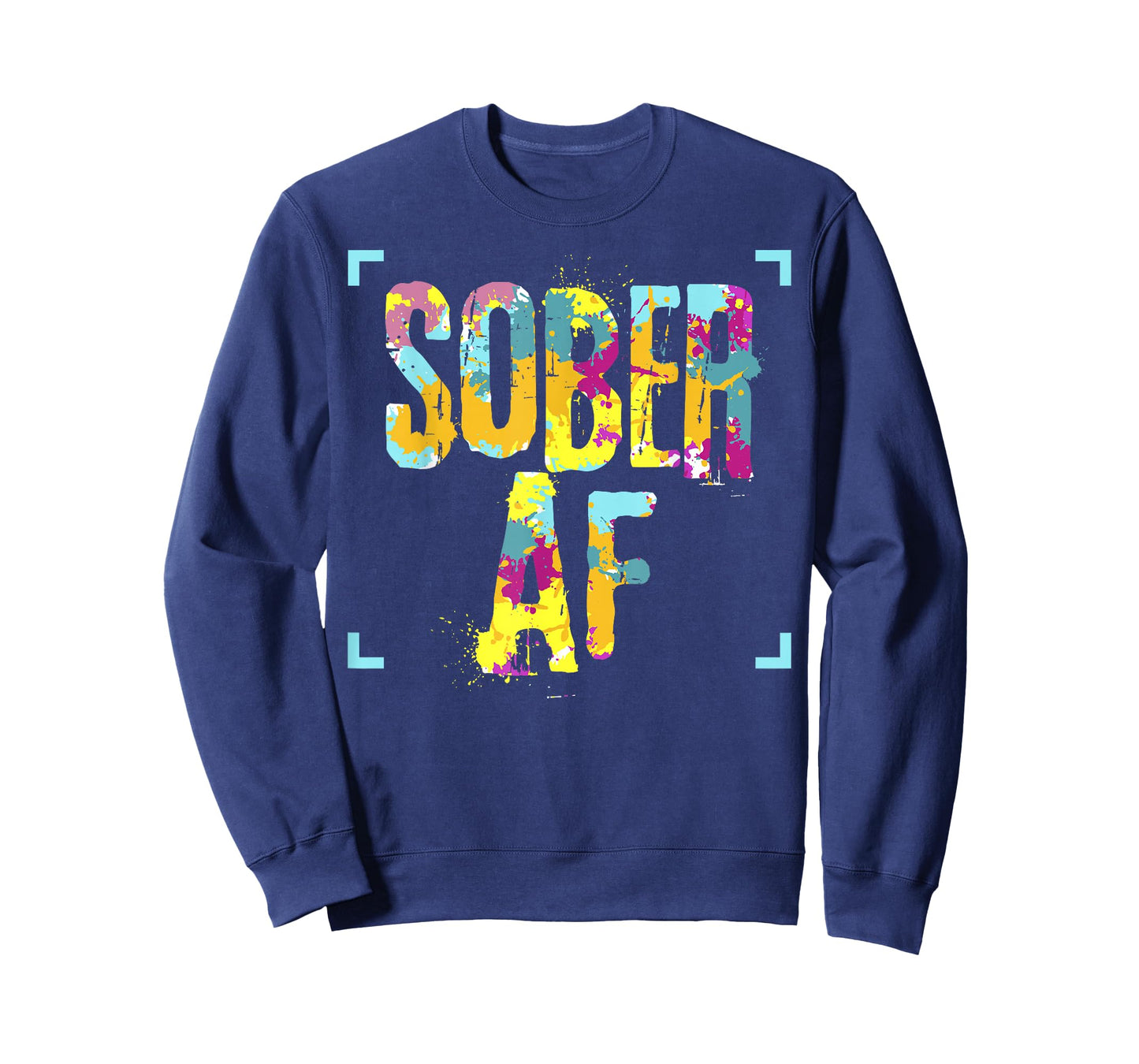 Funny Sobriety Gift 12 Step Program Gift Sober AF T-Shirt
