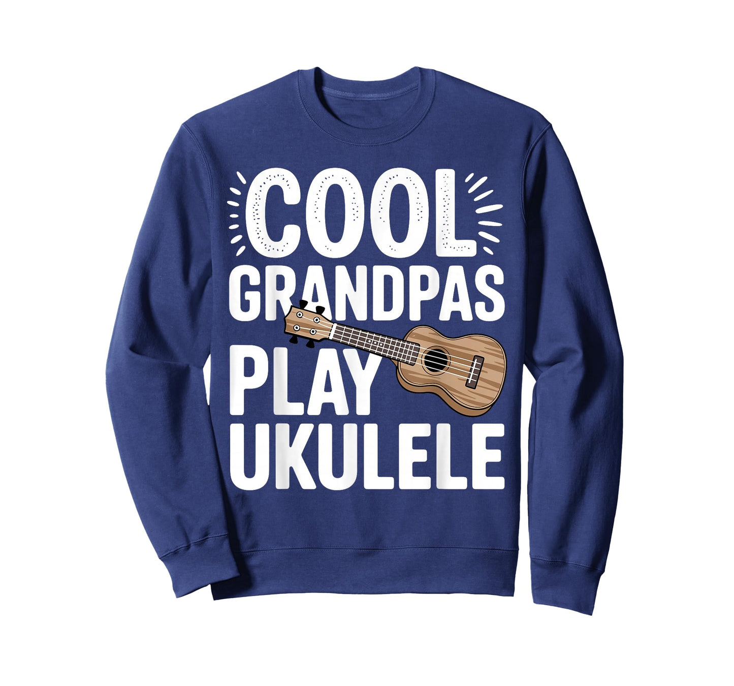 Cool Ukulele Art for Grandpa Men Music Lover Ukulele Player T-Shirt