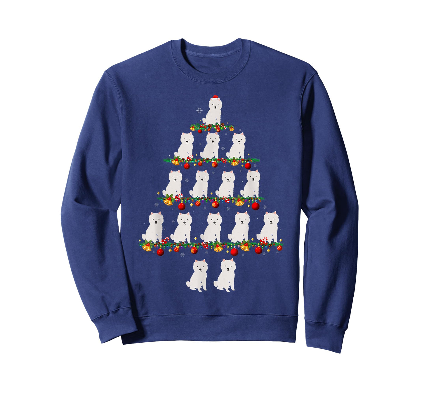 Family Pajama Sets Christmas American Eskimo Dog Xmas Tree Men Women Kids T-Shirt