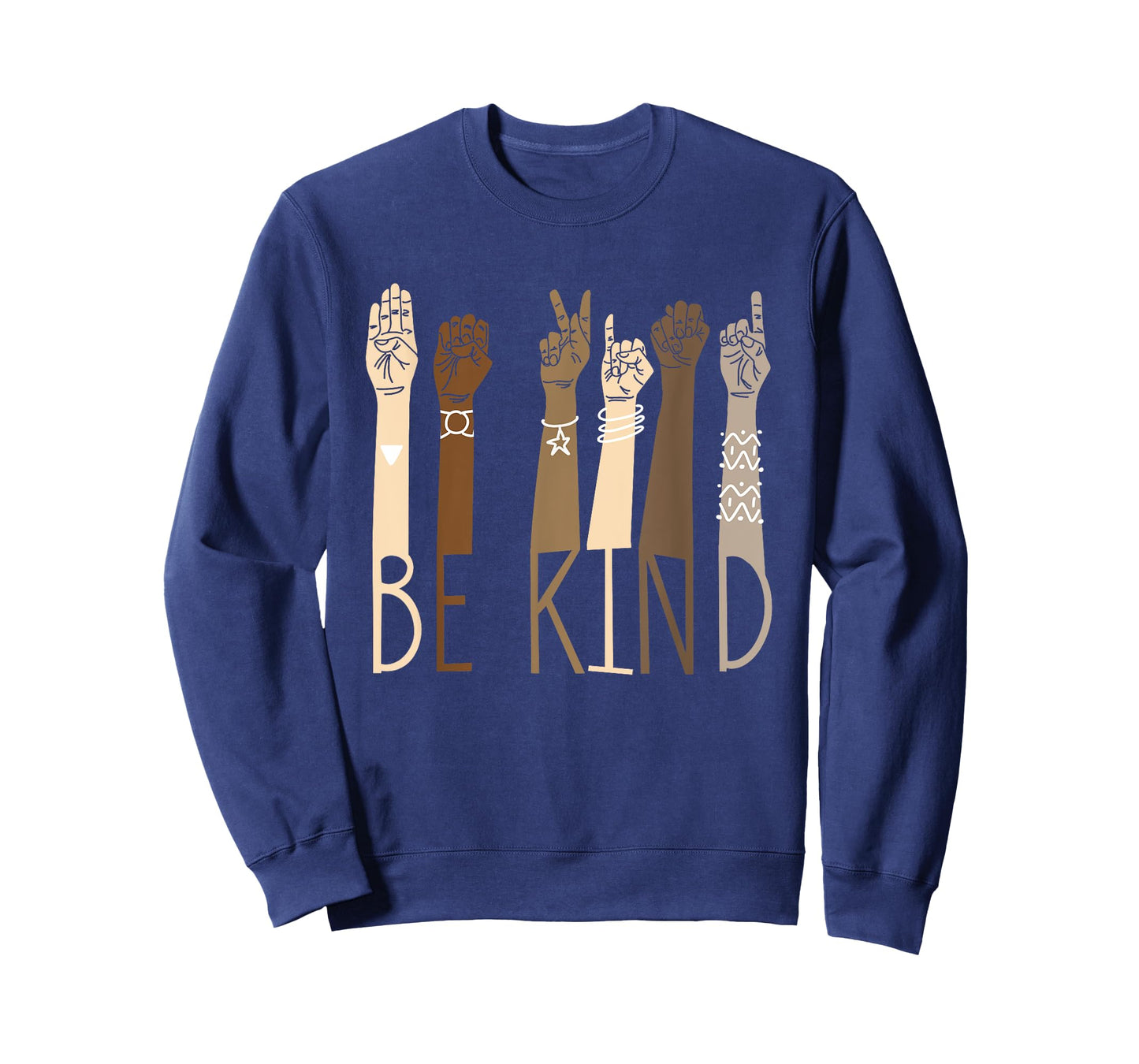 Be Kind Sign Language Hand Talking Teachers Interpreter ASL Men Women T-Shirt