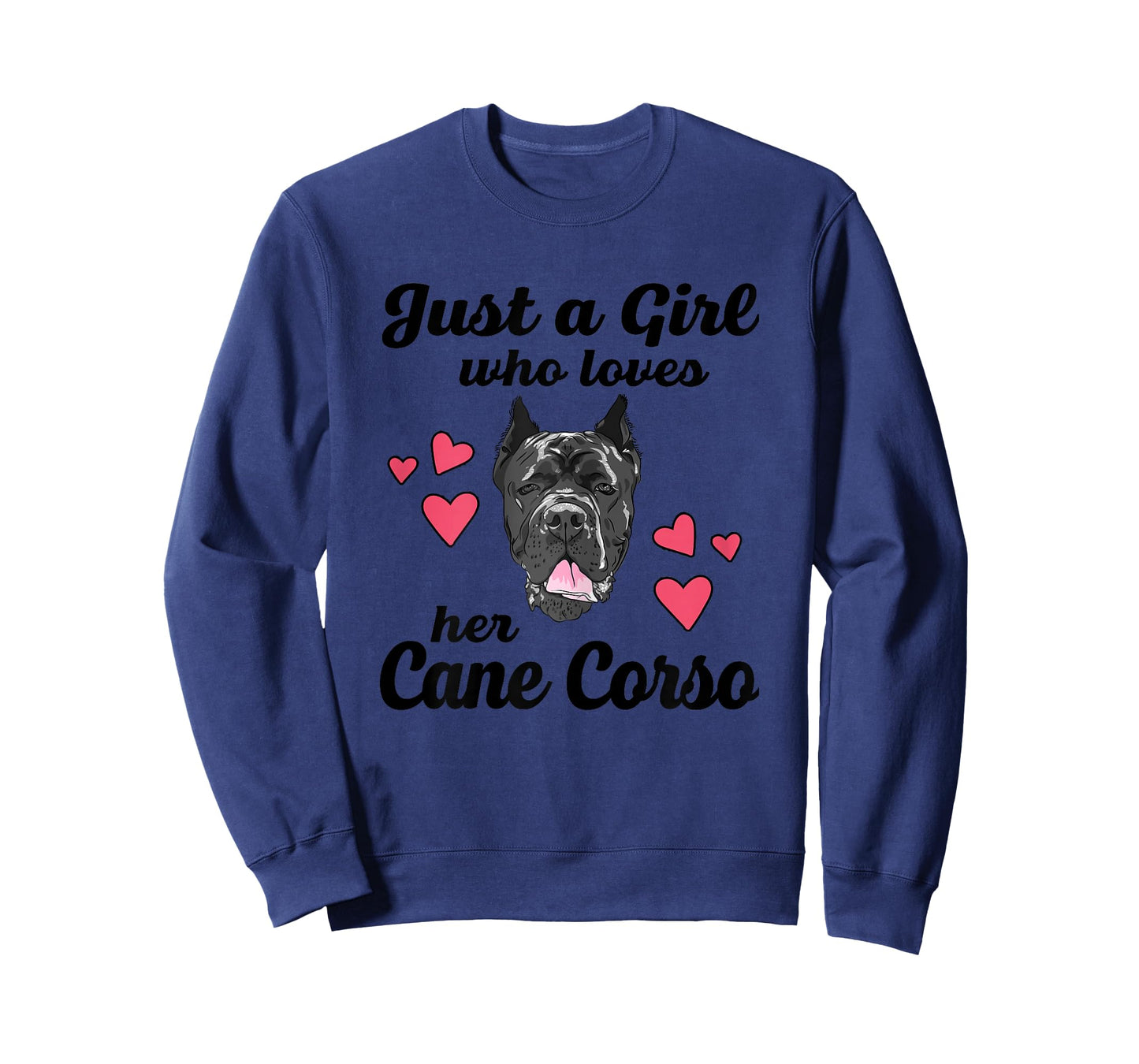 Just A Girl Who Loves Her Cane Corso Funny Dog Mom Womens T-Shirt