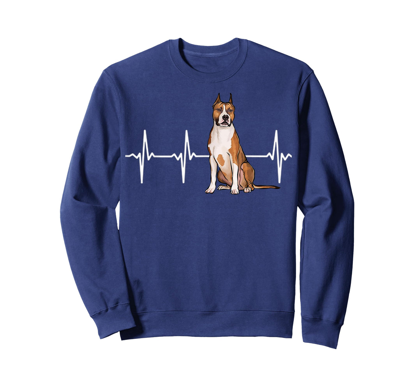 American Staffordshire Terrier Heartbeat Dog Lover T-Shirt