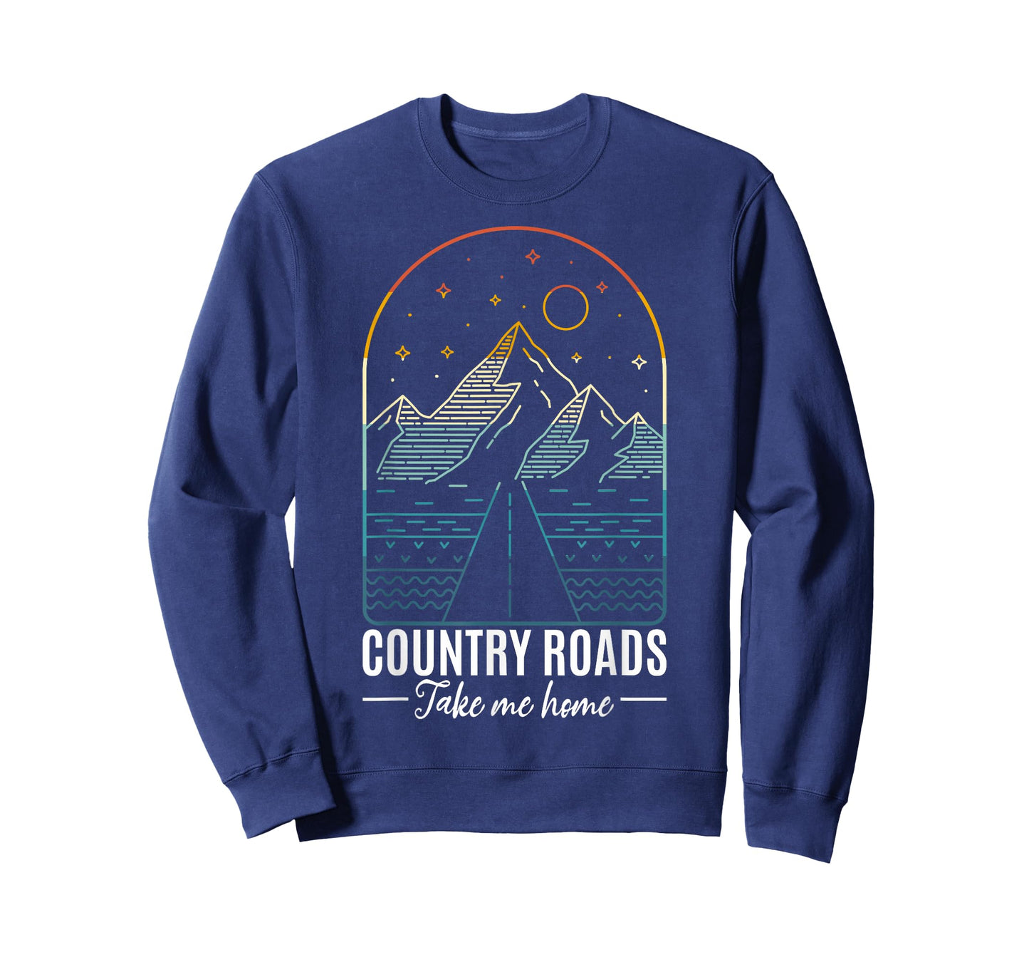 Country Roads Take Me Home Country Roads Retro Country T-Shirt