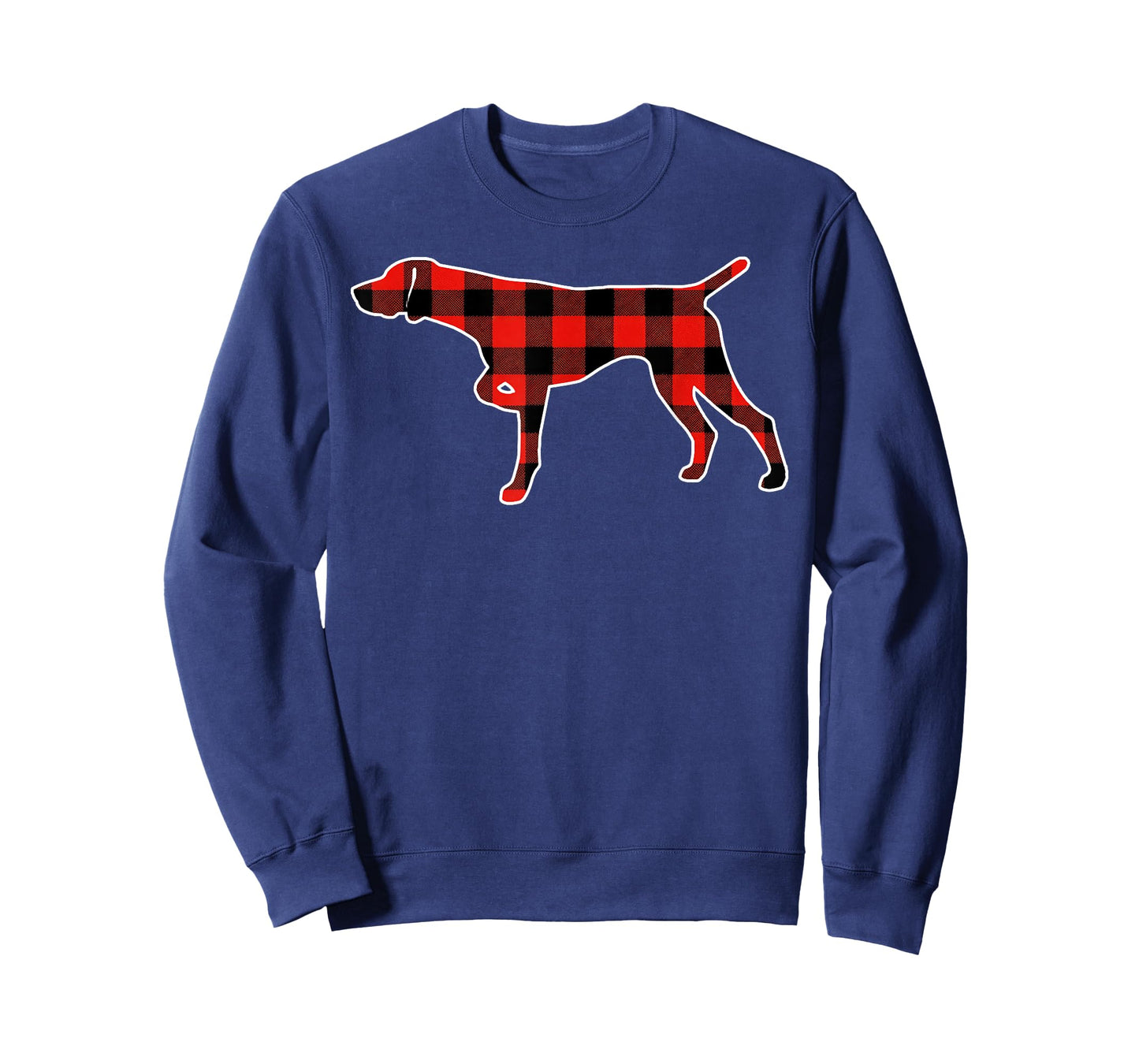 Red Buffalo Plaid Pajama GSP Christmas Dog Lover Men Women Kids T-Shirt