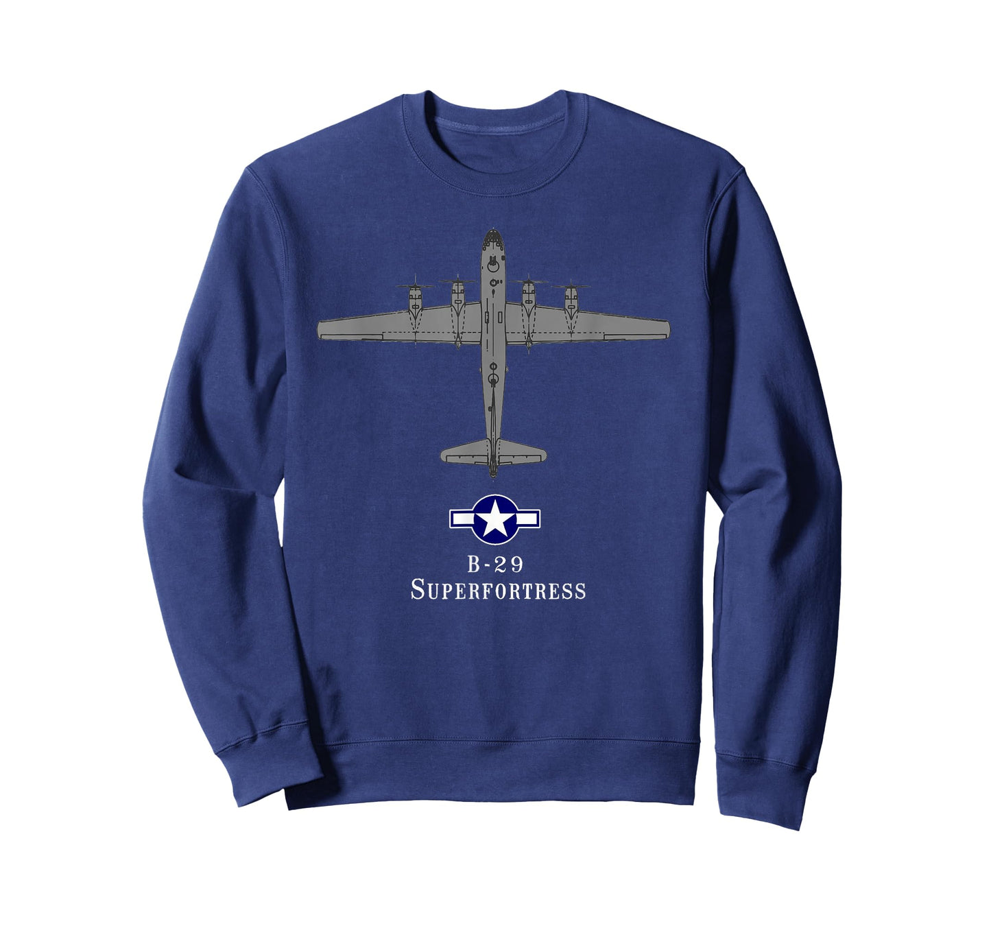 B-29 Superfortress Tech Drawing WWII Bomber T-shirt T-Shirt