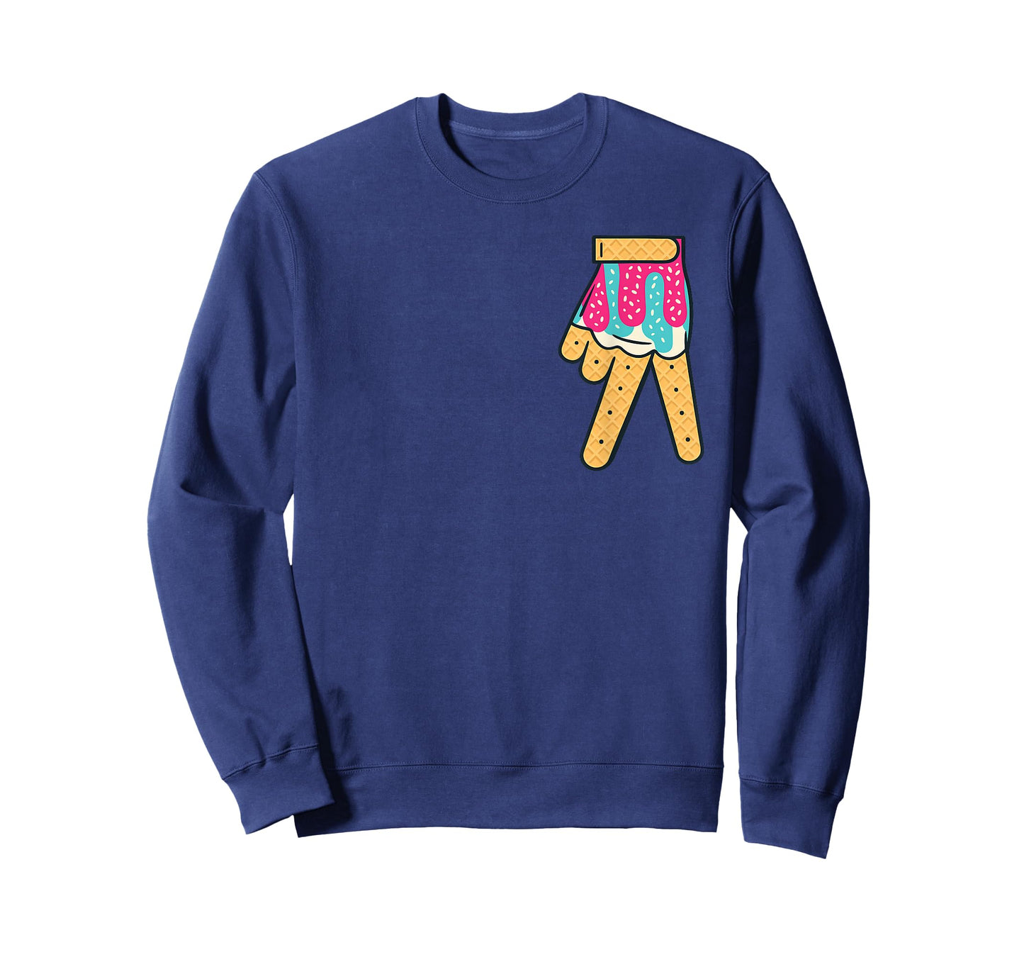 Baseball Ice Cream Drip Boys Home Plate Glove Respect Drip T-Shirt