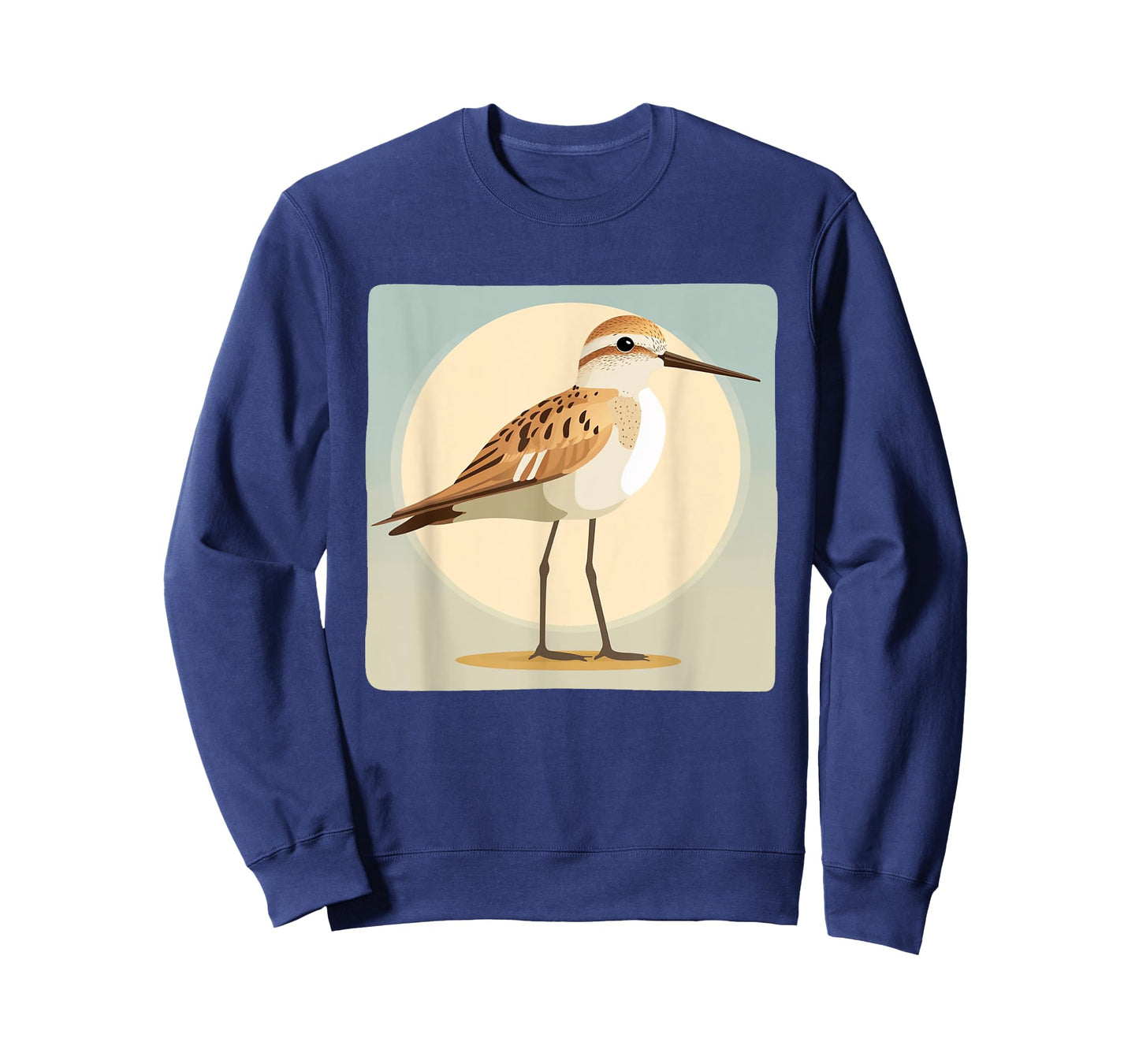 Funny Sandpiper Bird Strolling Along the Shore T-Shirt