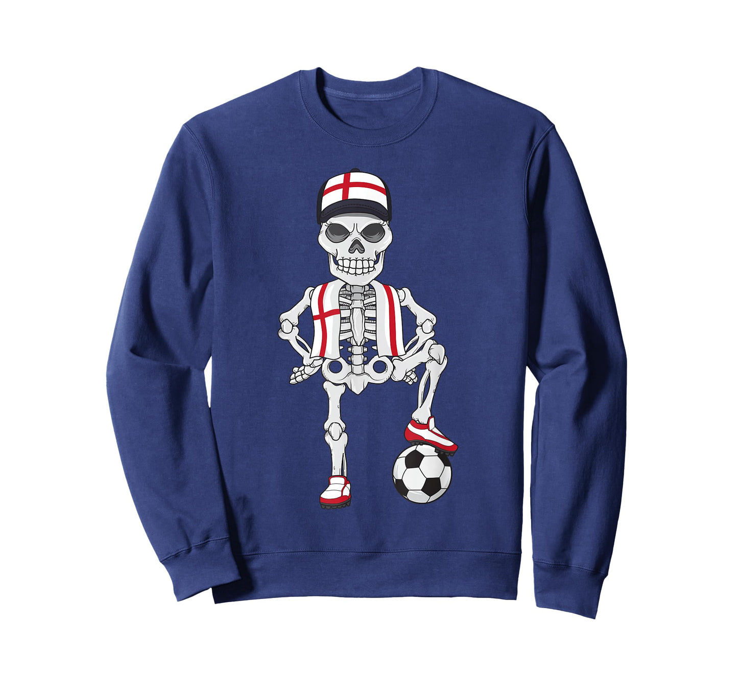 England Soccer Skeleton Fan Team Gift T-Shirt