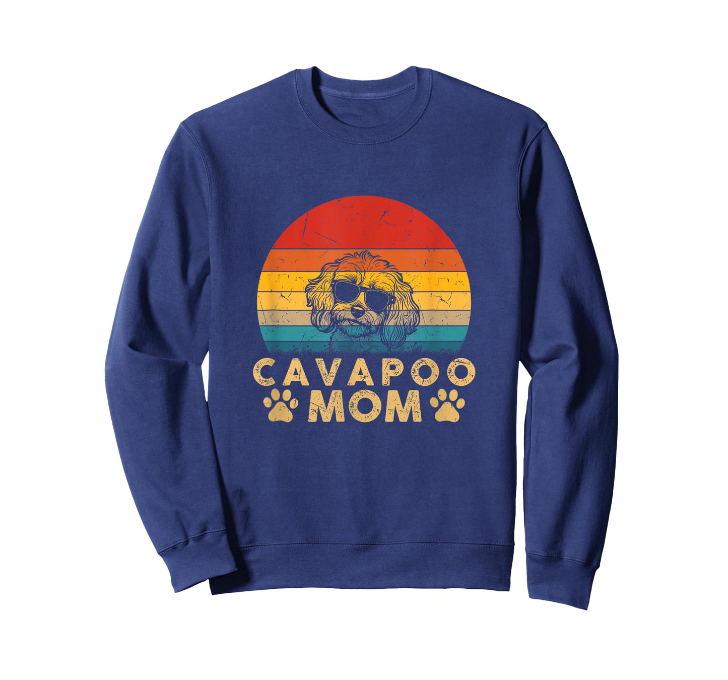 Vintage Cavapoo Mom Dog Lover Cute Gifts Funny Mothers Day Men Women Kids T-Shirt