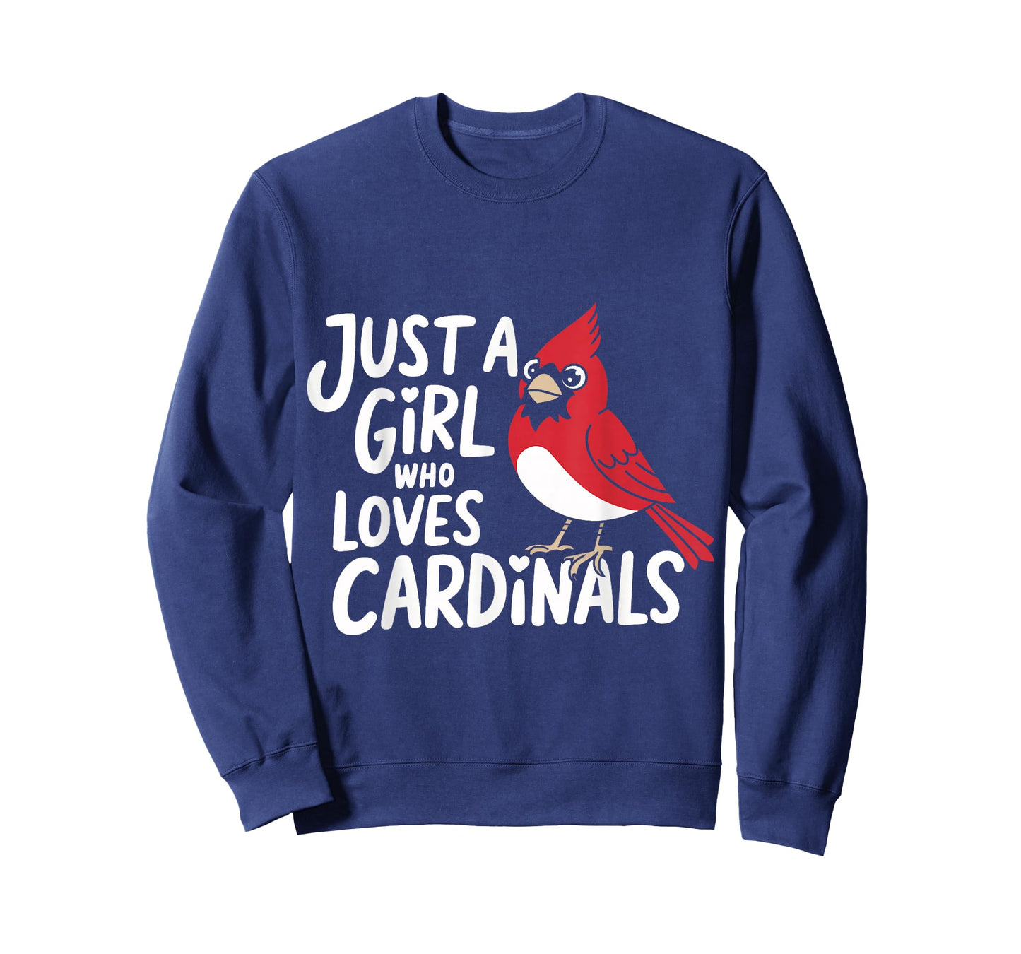 Cardinal Bird Just A Girl Who Loves Cardinals T-Shirt