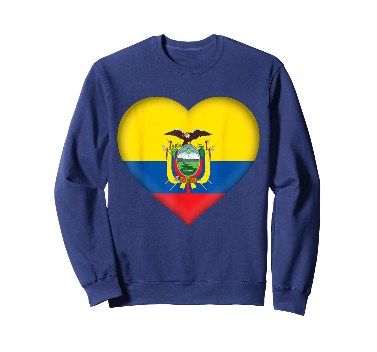 I Love Ecuador | Ecuadorian Flag Heart Outfit T-Shirt