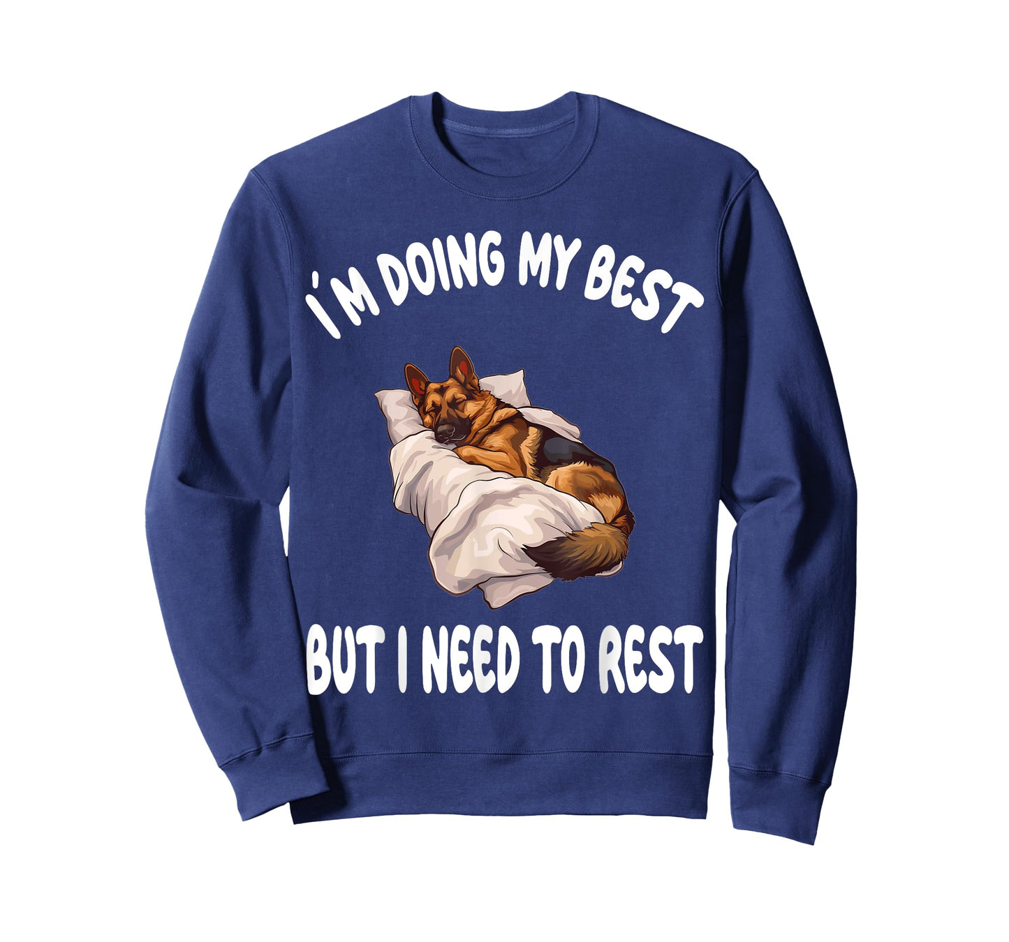 German Shepherd Dog Pajamas Nightgown Sleeping Napping T-Shirt