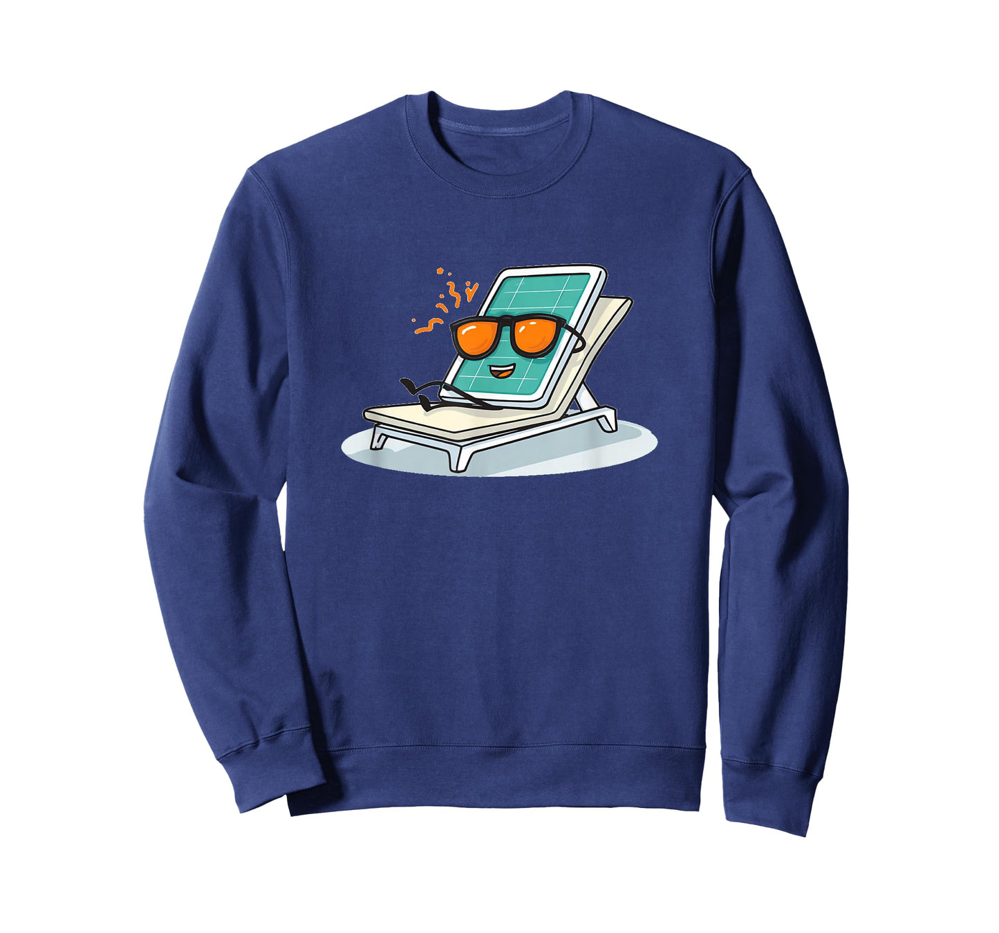 Chilling Solar Panel in The Sun Costume for Sunbath Lovers T-Shirt