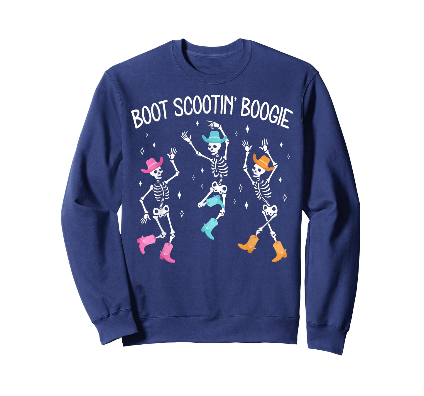 Boot Scootin' Boogie Funny Skeleton Dance Cowboy Style T-Shirt