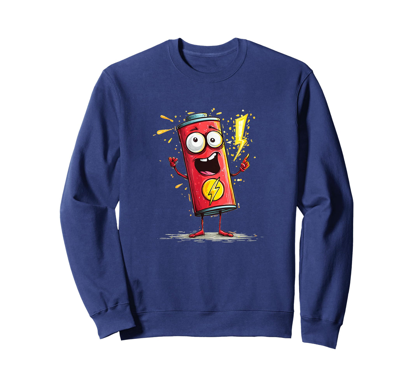 Funny Crazy Full Battery Costume for Energy Lovers T-Shirt