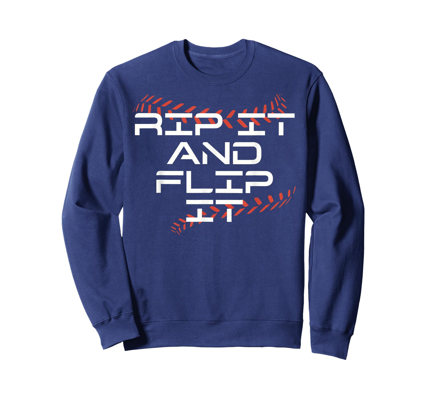 Funny Baseball Home Run Rip It and Flip T-Shirt