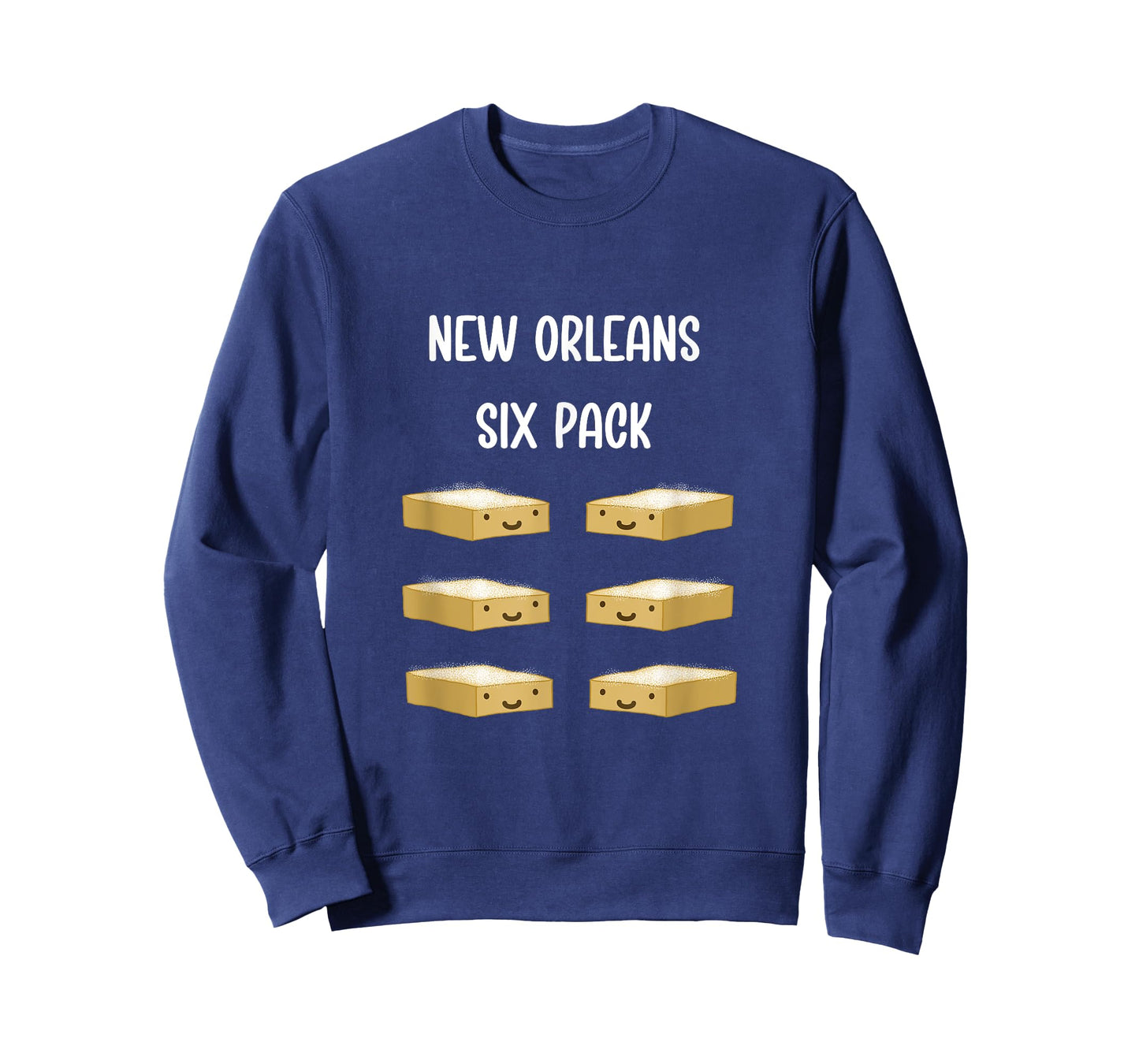 Visit New Orleans, Louisiana. Funny NOLA Beignet Design. T-Shirt