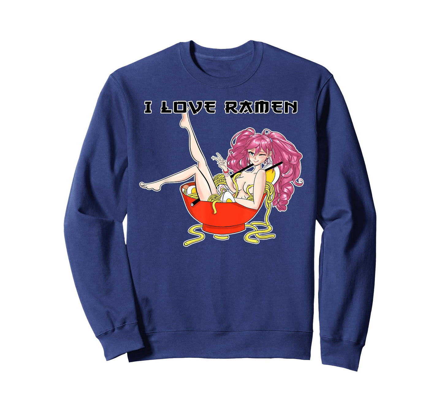 Ramen Hentai Anime Girl I Japanese Waifu Otaku Food Lover T-Shirt
