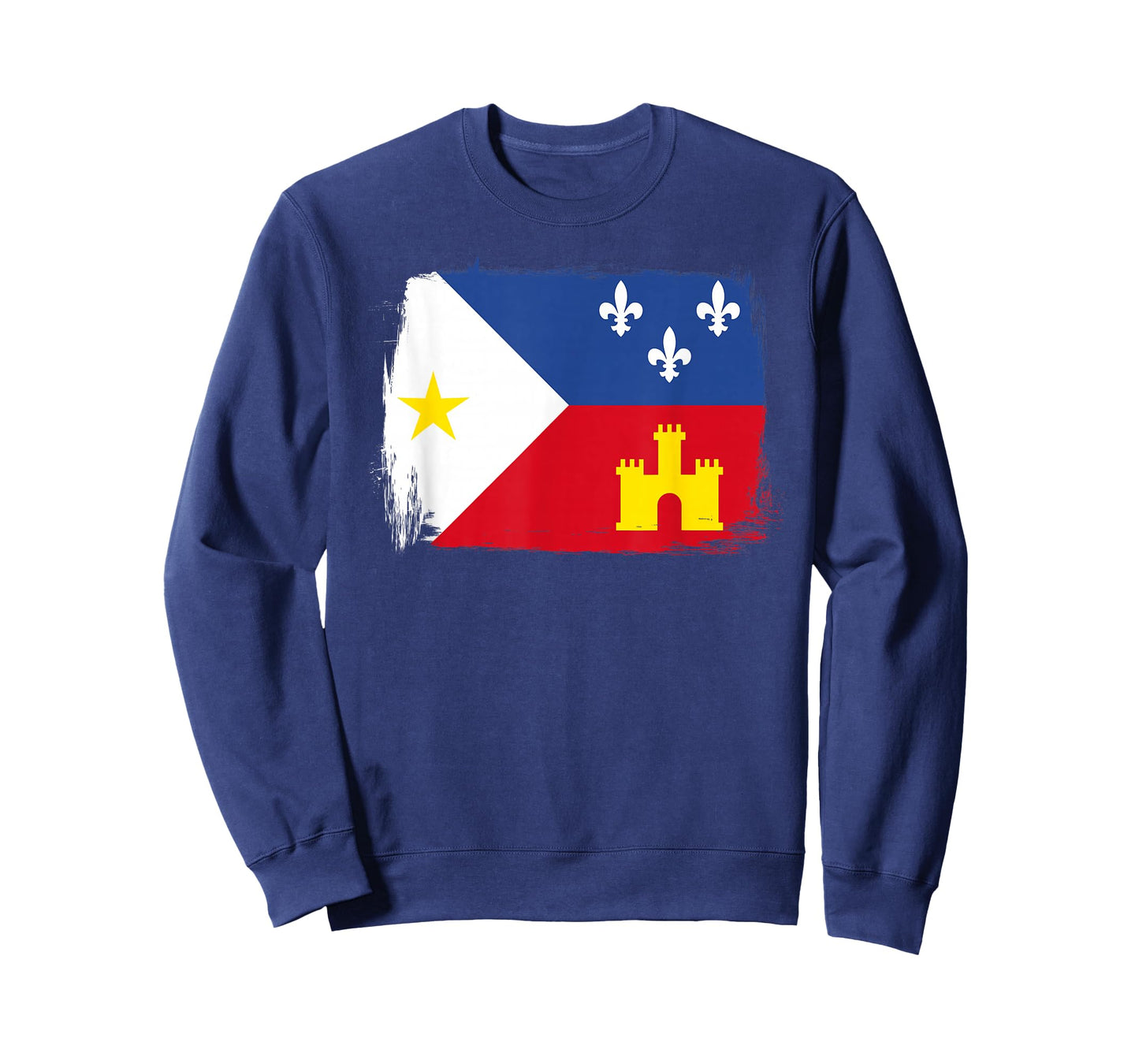 Louisiana Cajun French Acadiana Flag T-Shirt