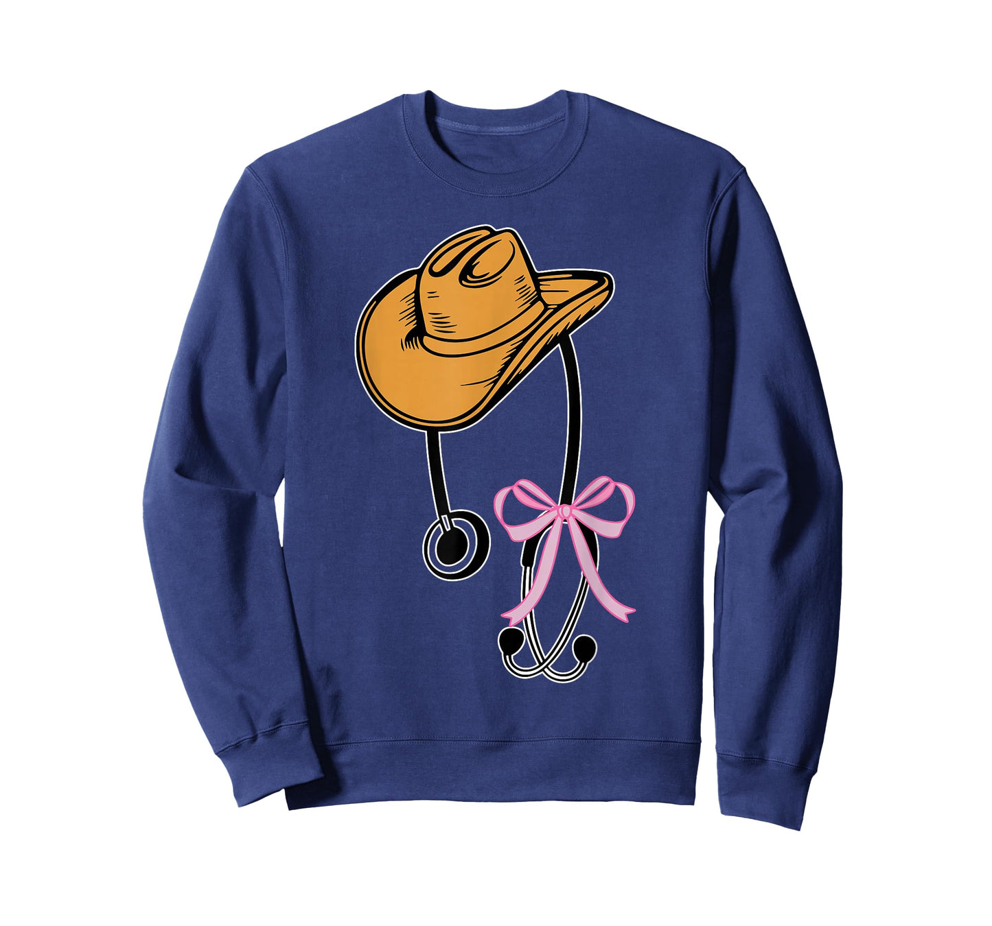 Western Coquette Stethoscope Hat Cowgirl Registered Nurse T-Shirt