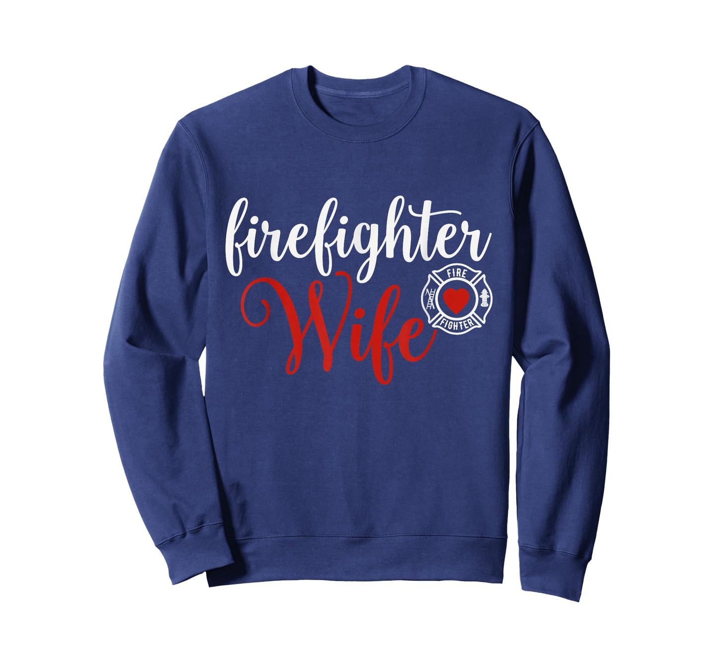 Firefighter Wife Gift for Husband Wife. T-Shirt