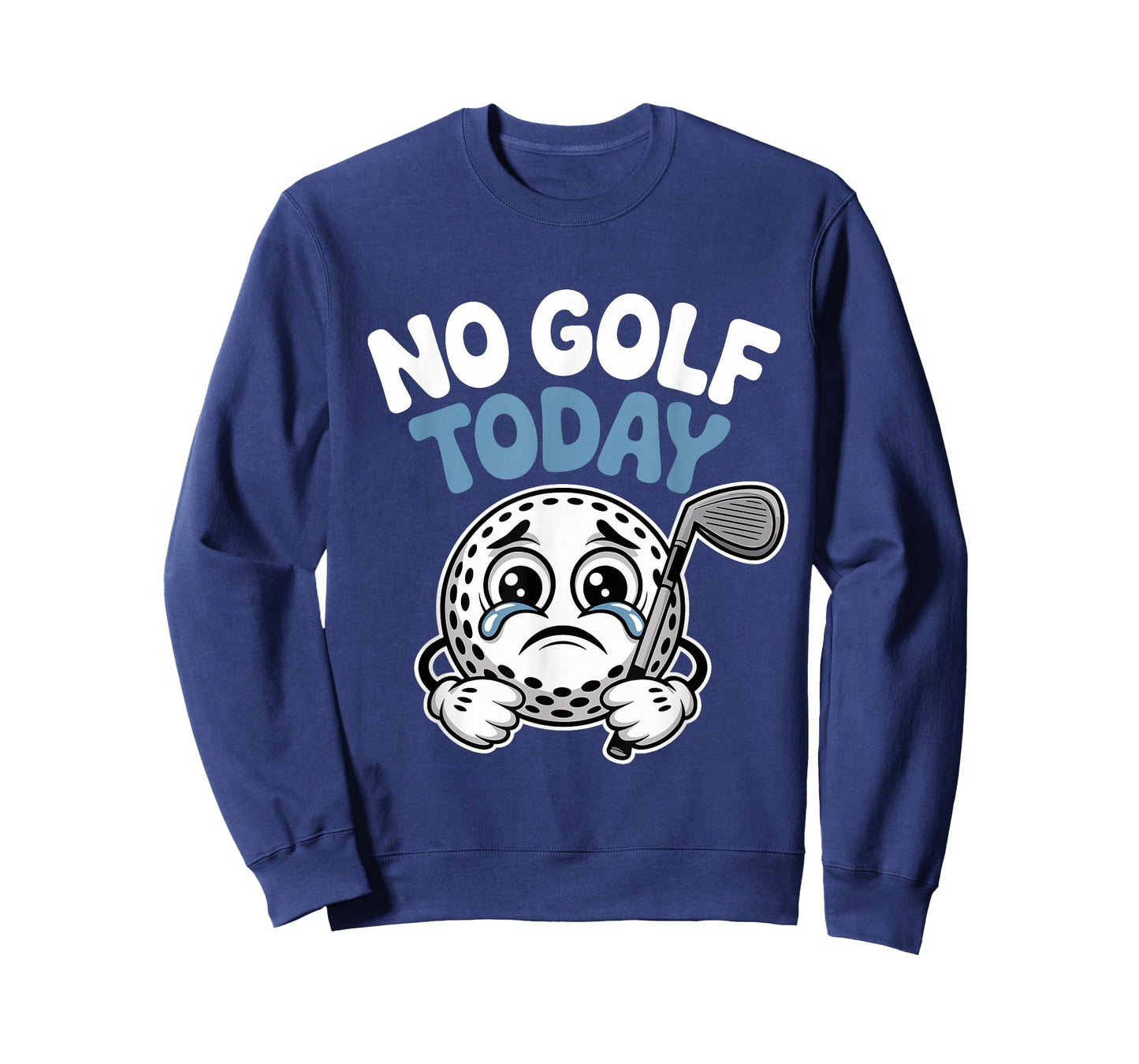 No Golf Today Stickman Design for Golf Lovers and Golfer T-Shirt