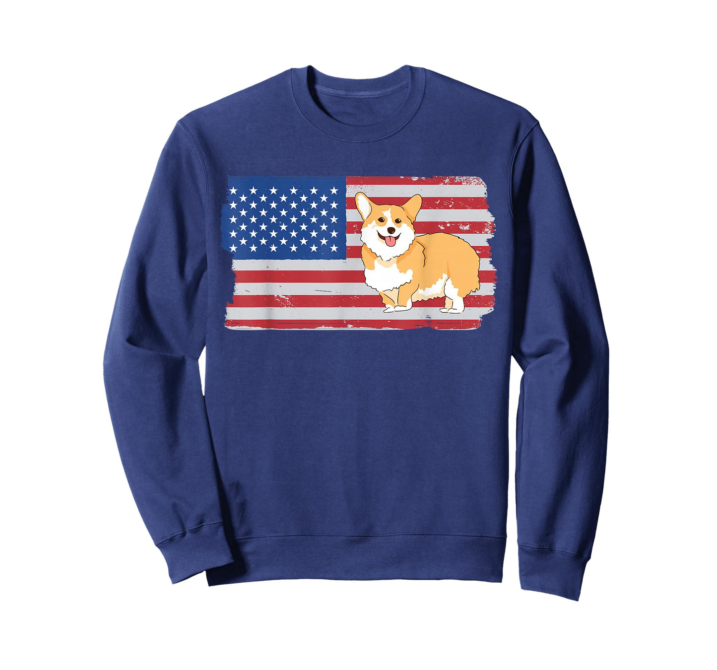 Corgi USA Flag Funny Pet Corgi Dog Lover T-Shirt