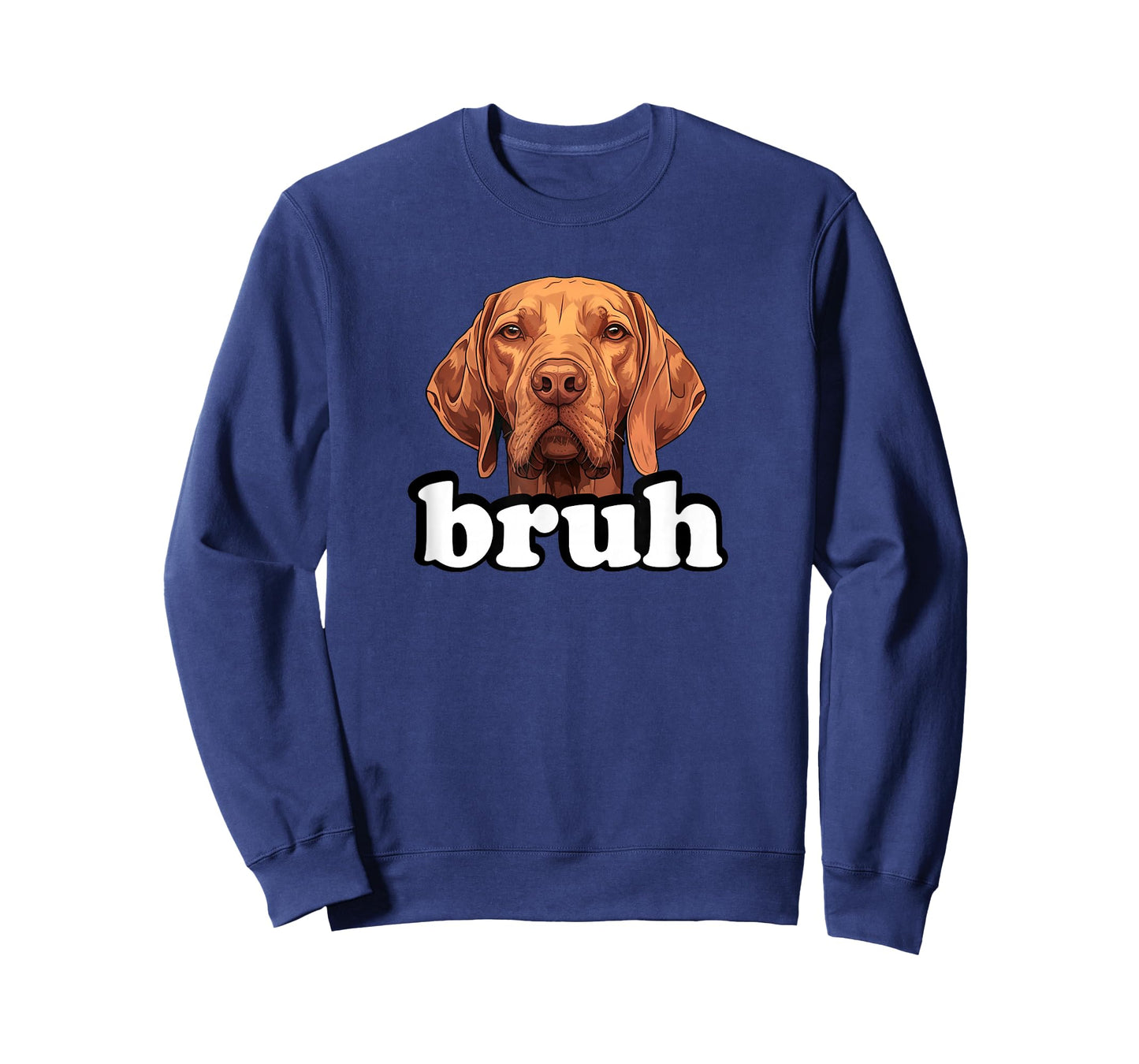 Mens Womens Kids Funny Bruh Vizsla Dog Lover T-Shirt