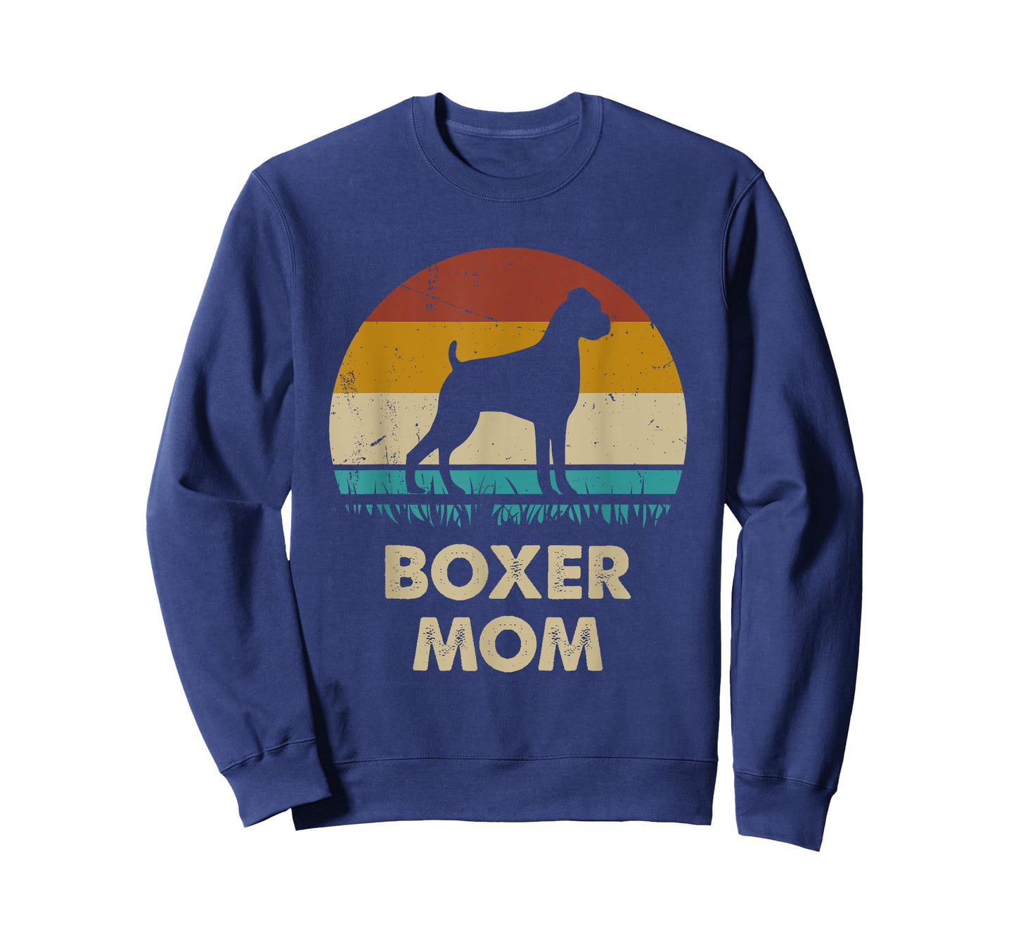 Boxer Mom Womens Boxer Dog Lovers Gift Funny Boxer Mama T-Shirt