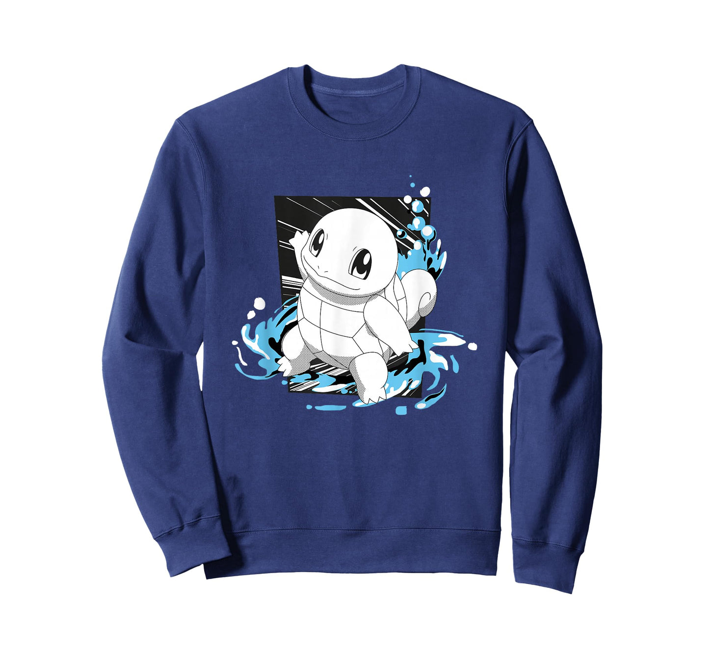 Pokémon Squirtle Splashing Water Manga Panel T-Shirt