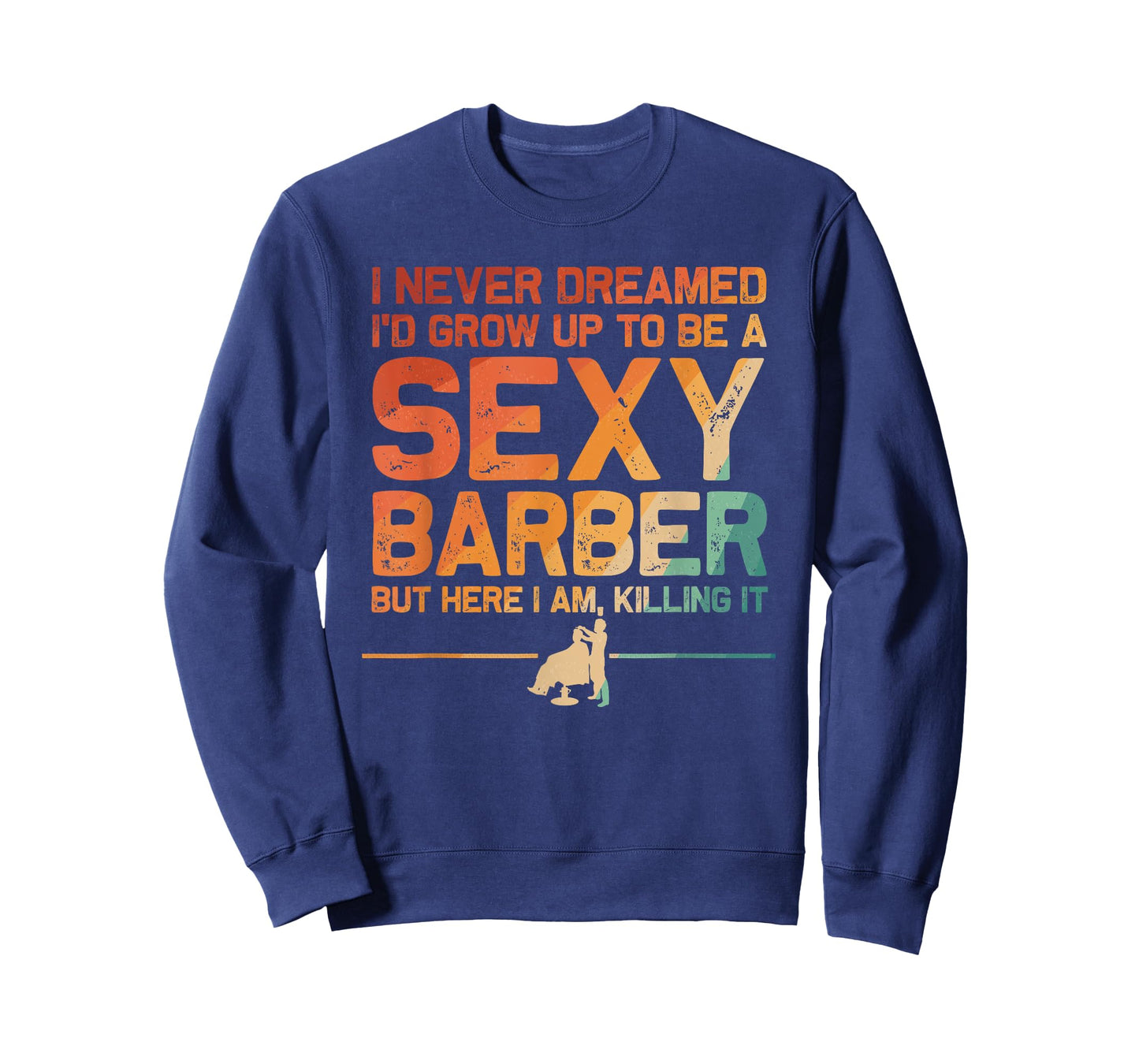 Funny Barber Men Dad Barbershop Hairdresser Hairstylist T-Shirt