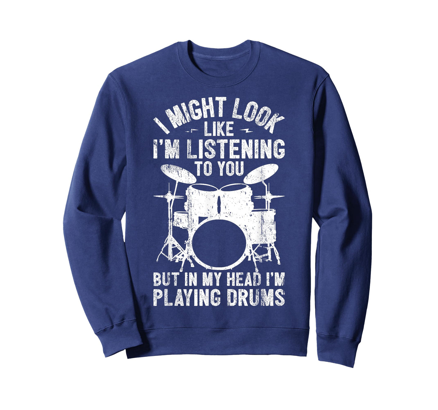 Drummer I Might Look Like I'm Listening Playing Drums Band T-Shirt