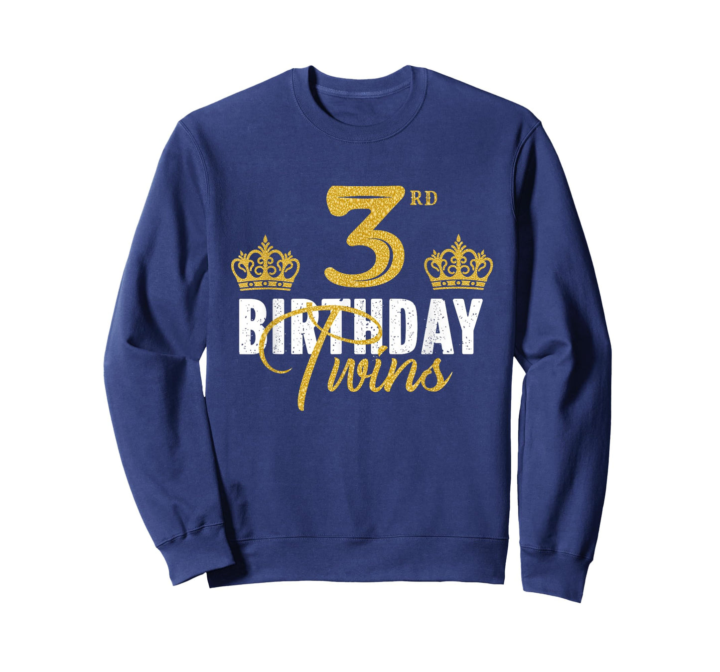 3rd Birthday Twins 3 Years Old Party Idea For Boy And Girl T-Shirt
