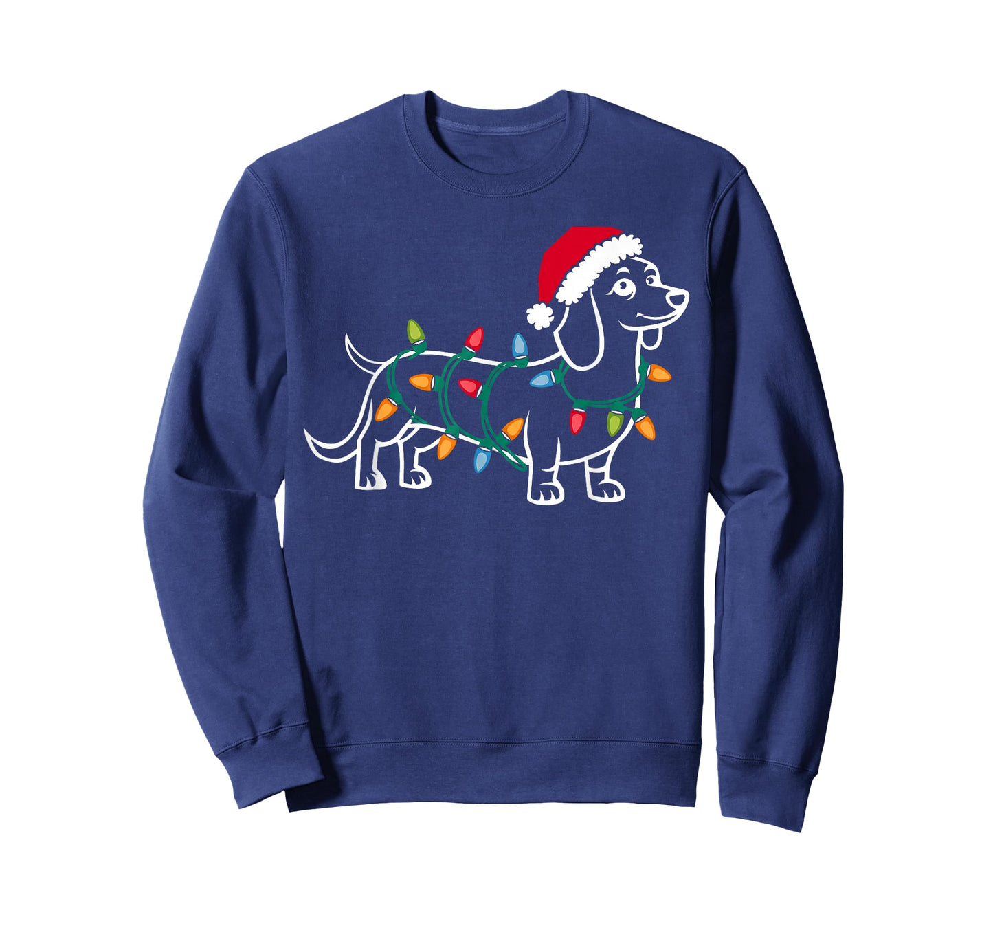 Dachshund Dogs Tree Christmas Sweater Xmas Gifts for Pet Dog T-Shirt