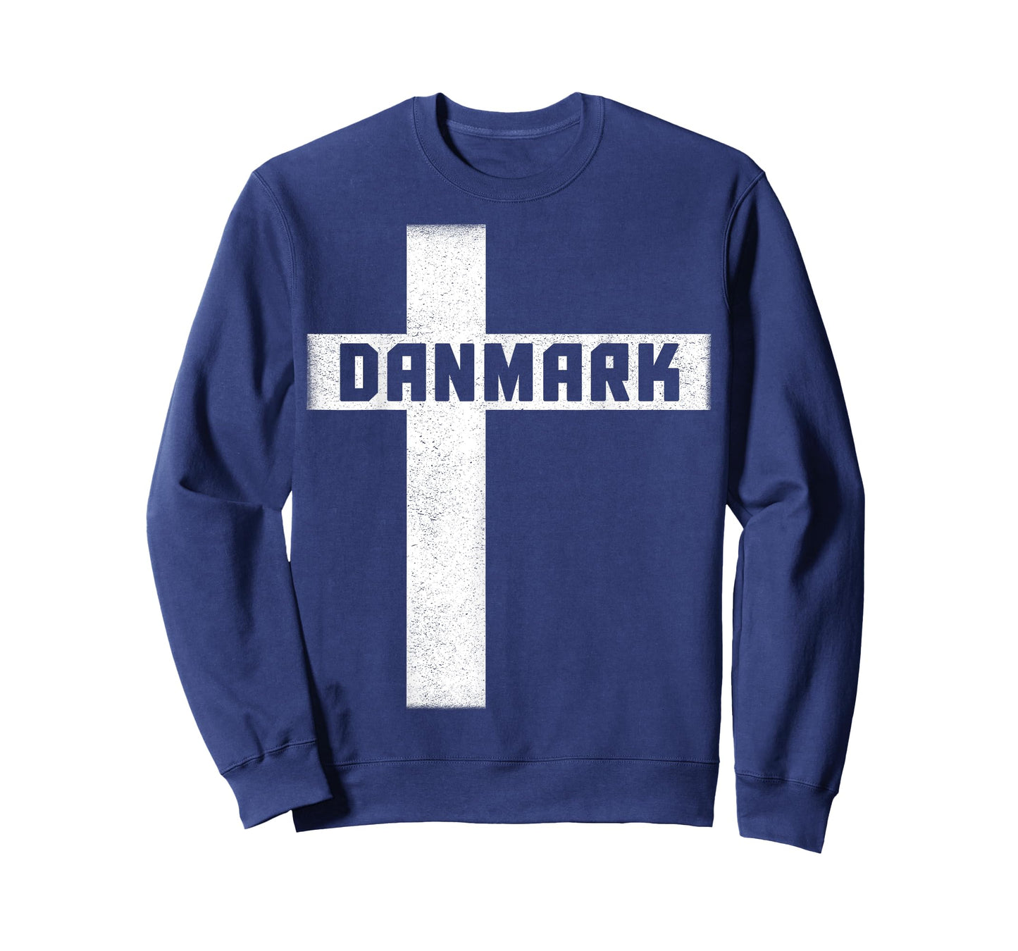 Danmark Flag Cross Design for Danish Pride Denmark Heritage T-Shirt