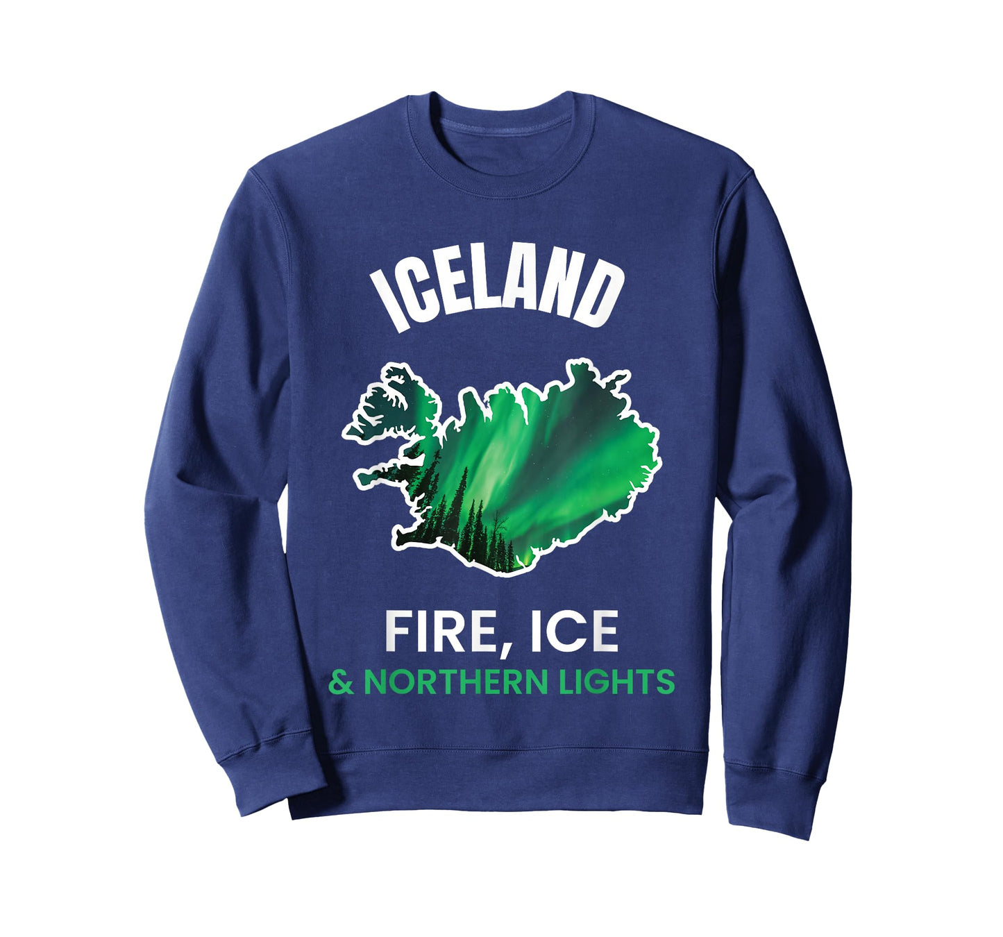 Iceland Northern Light Aurora Reykjavík Icelandic Gift T-Shirt