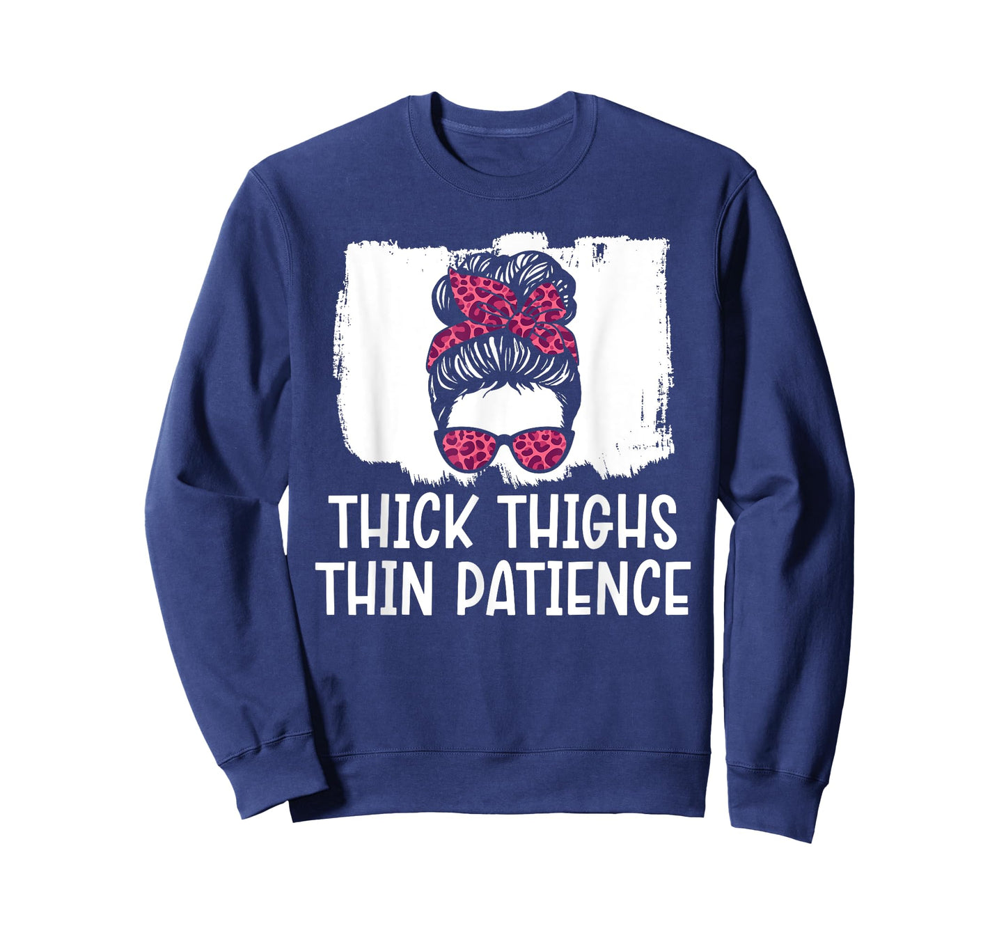 Thick Thighs Thin Patience Gym Fitness Workout Exercise T-Shirt