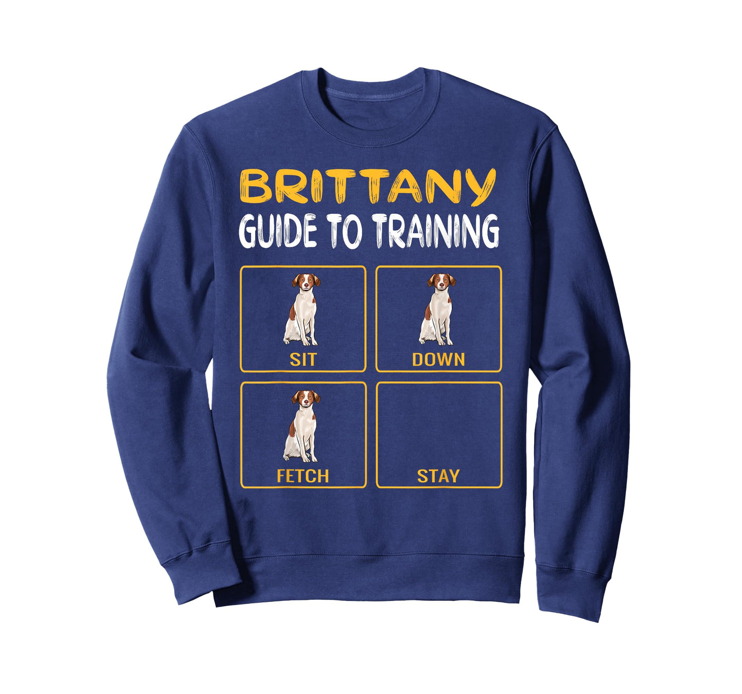 Funny Brittany Guide to Training Dog Trainer Obedience T-Shirt Small