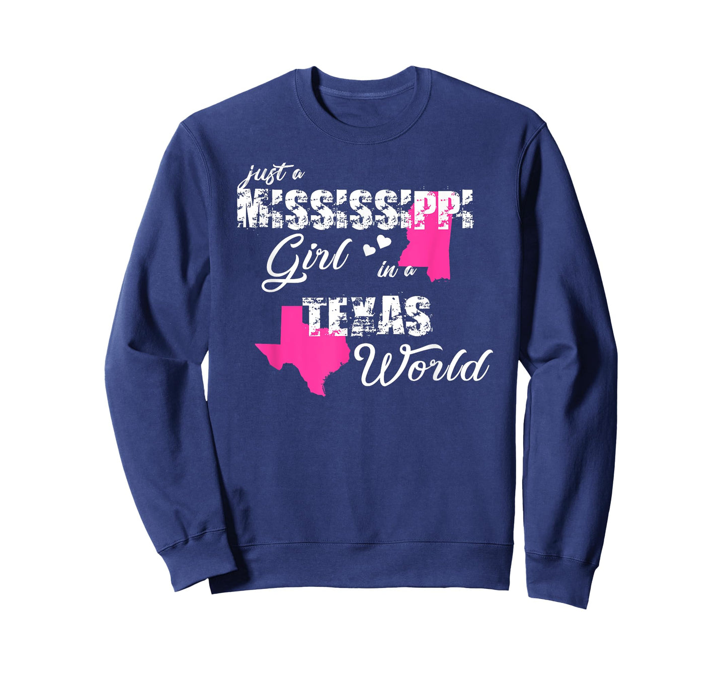Funny Mississippi Shirts Just a Mississippi girl in a Texas T-Shirt