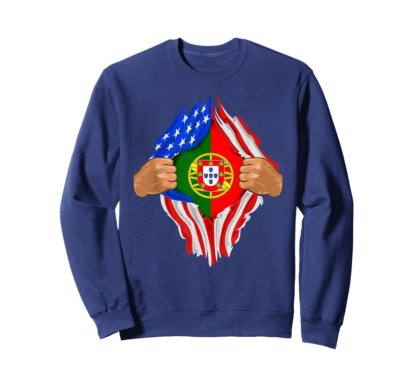 Portuguese Blood Inside Me T-Shirt | Portugal Flag Gift T-Shirt